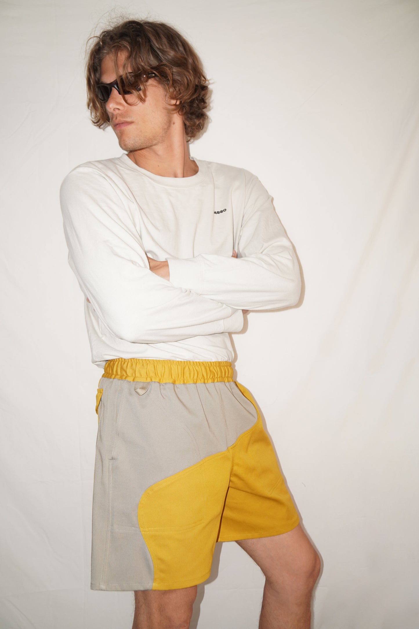 Zoomies Shorts in Tumeric / Beige