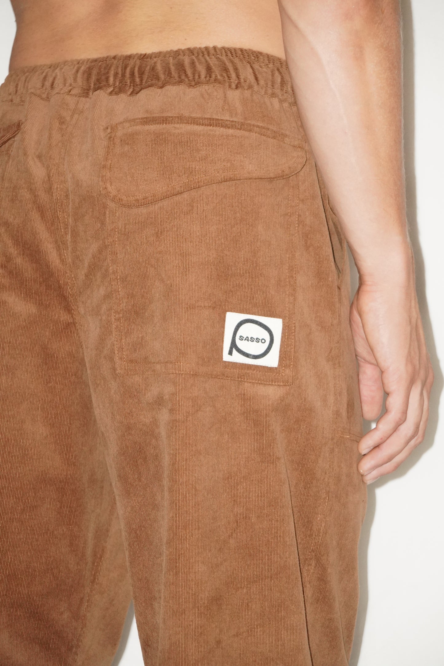 The Doctor Straight Pants in Caramel Corduroy