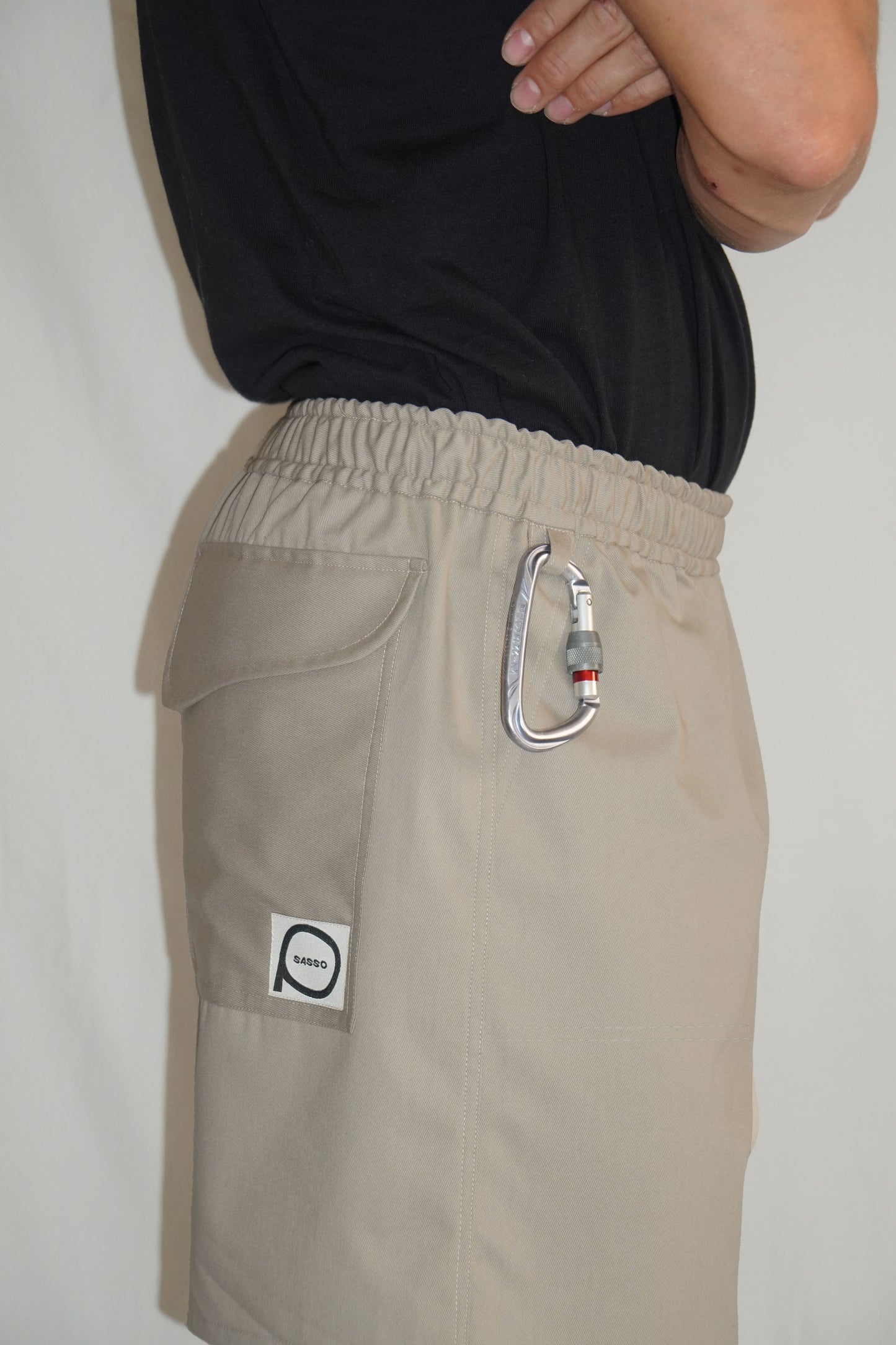 Marble Shorts in Beige