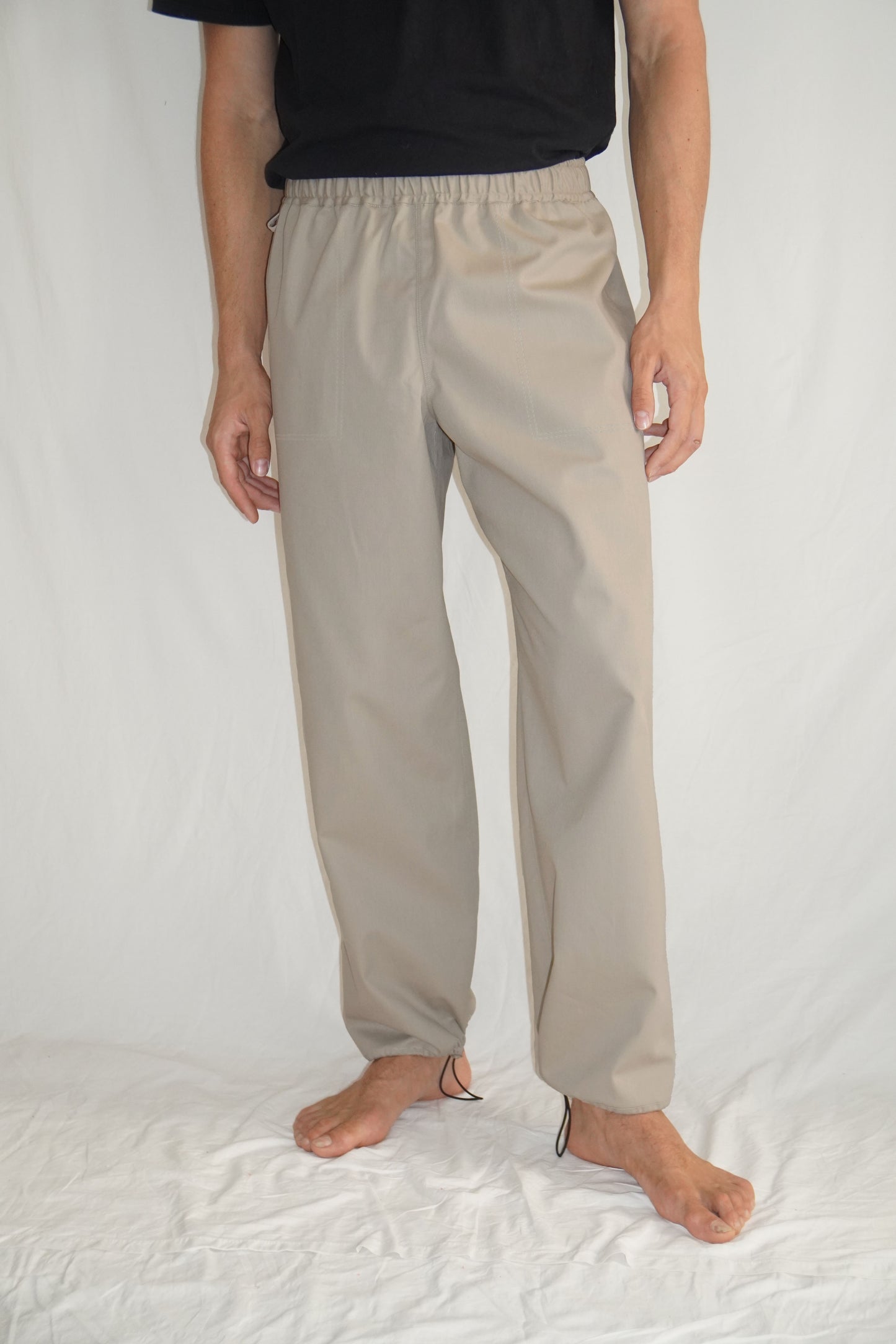 The Doctor Straight Pants in Beige