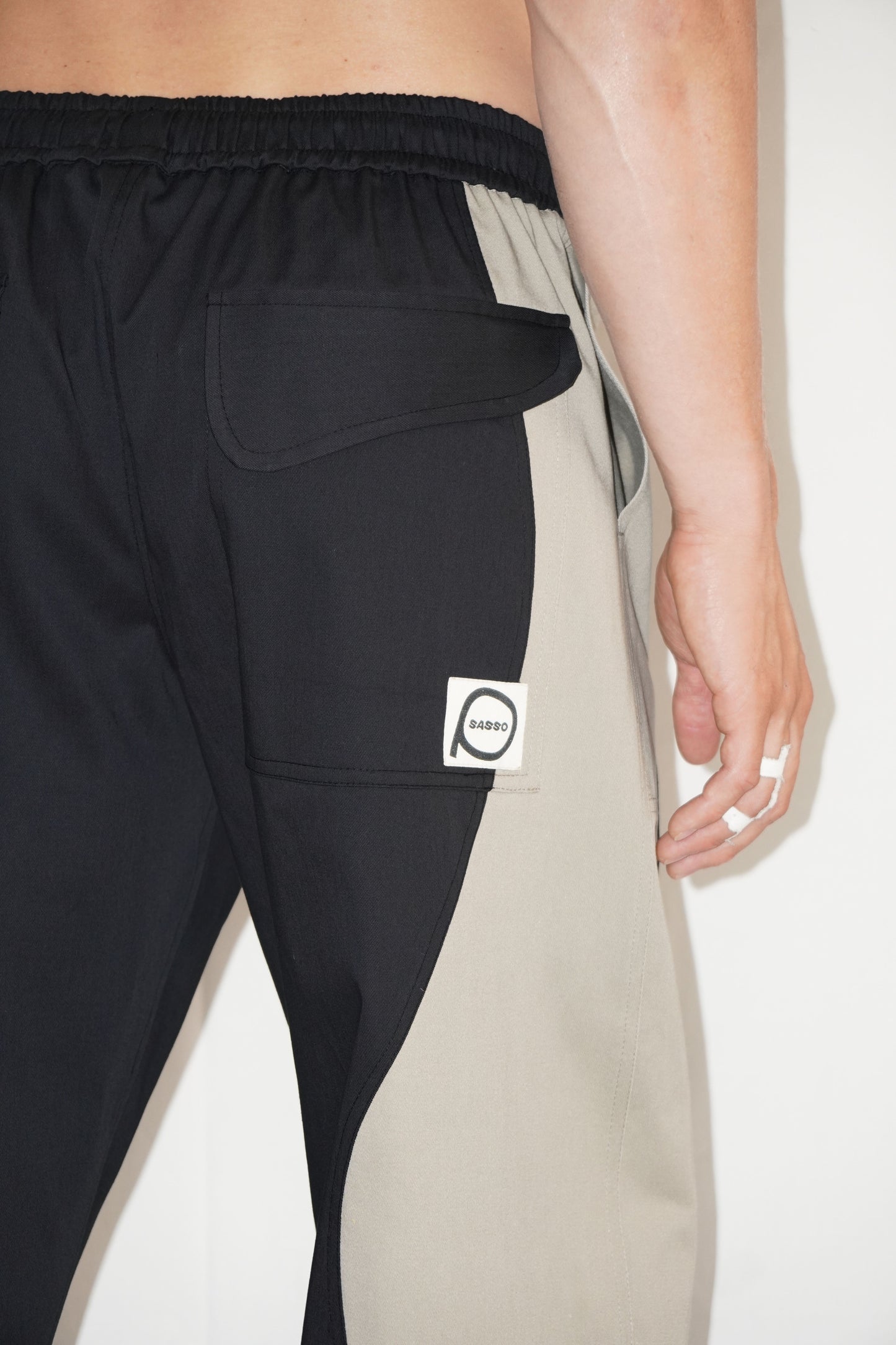 The Zoomies Pants in Black / Beige