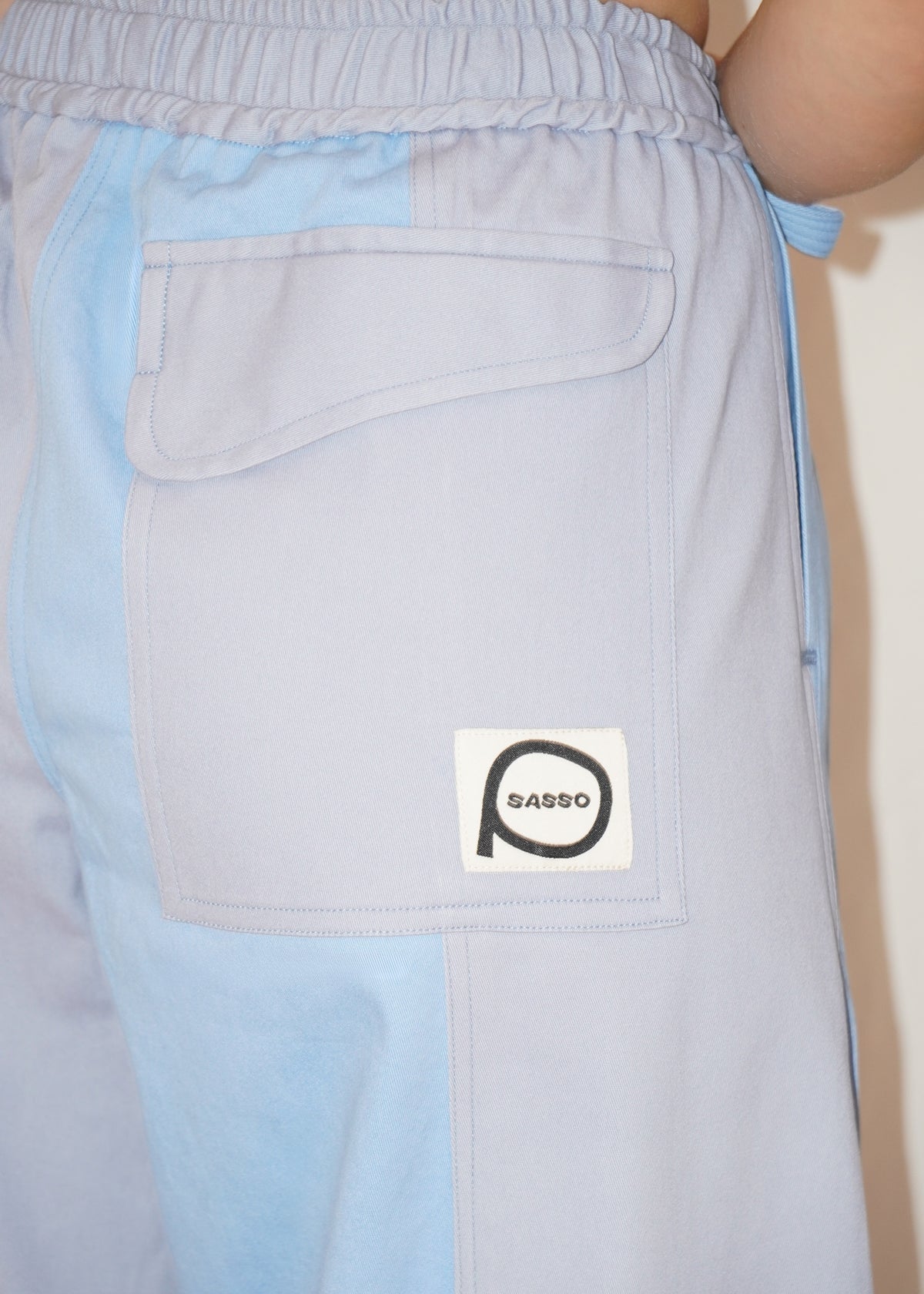 Jumbo Pants in Sky/Mist