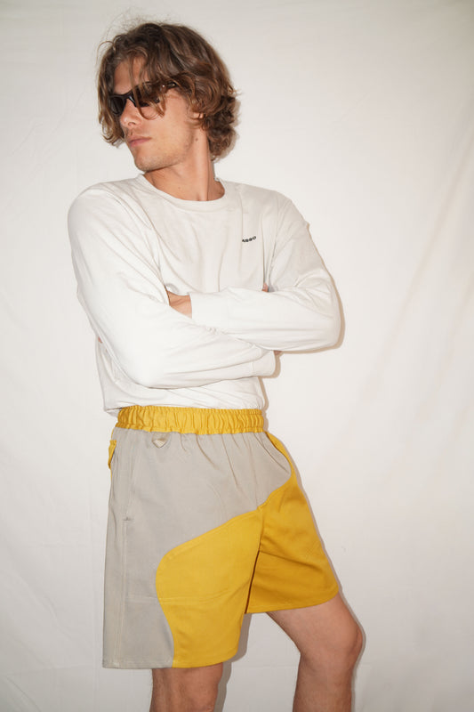Zoomies Shorts in Tumeric / Beige