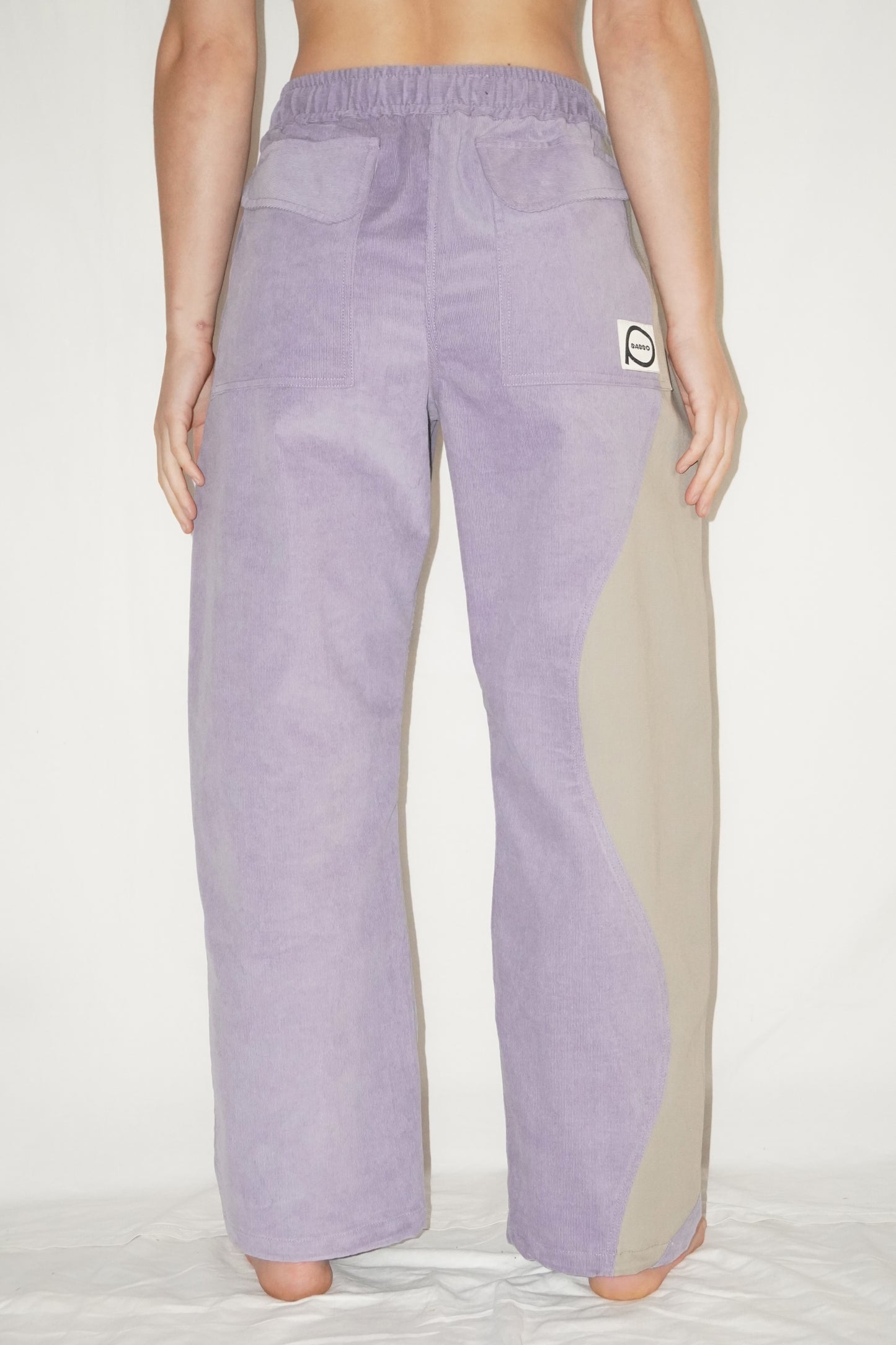 The Zoomies Pants in Mauve / Beige