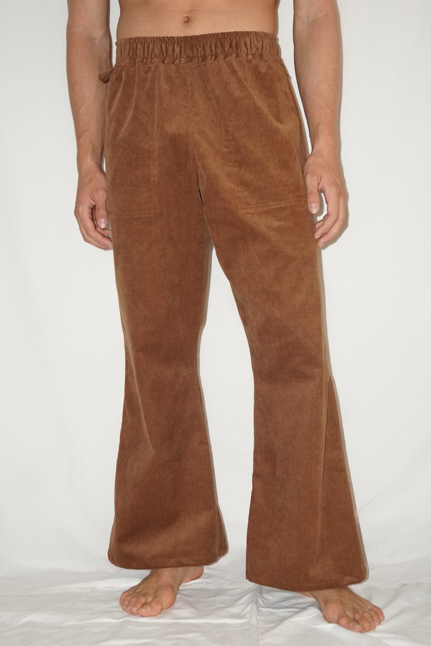 The Picnic Pants in Caramel Corduroy