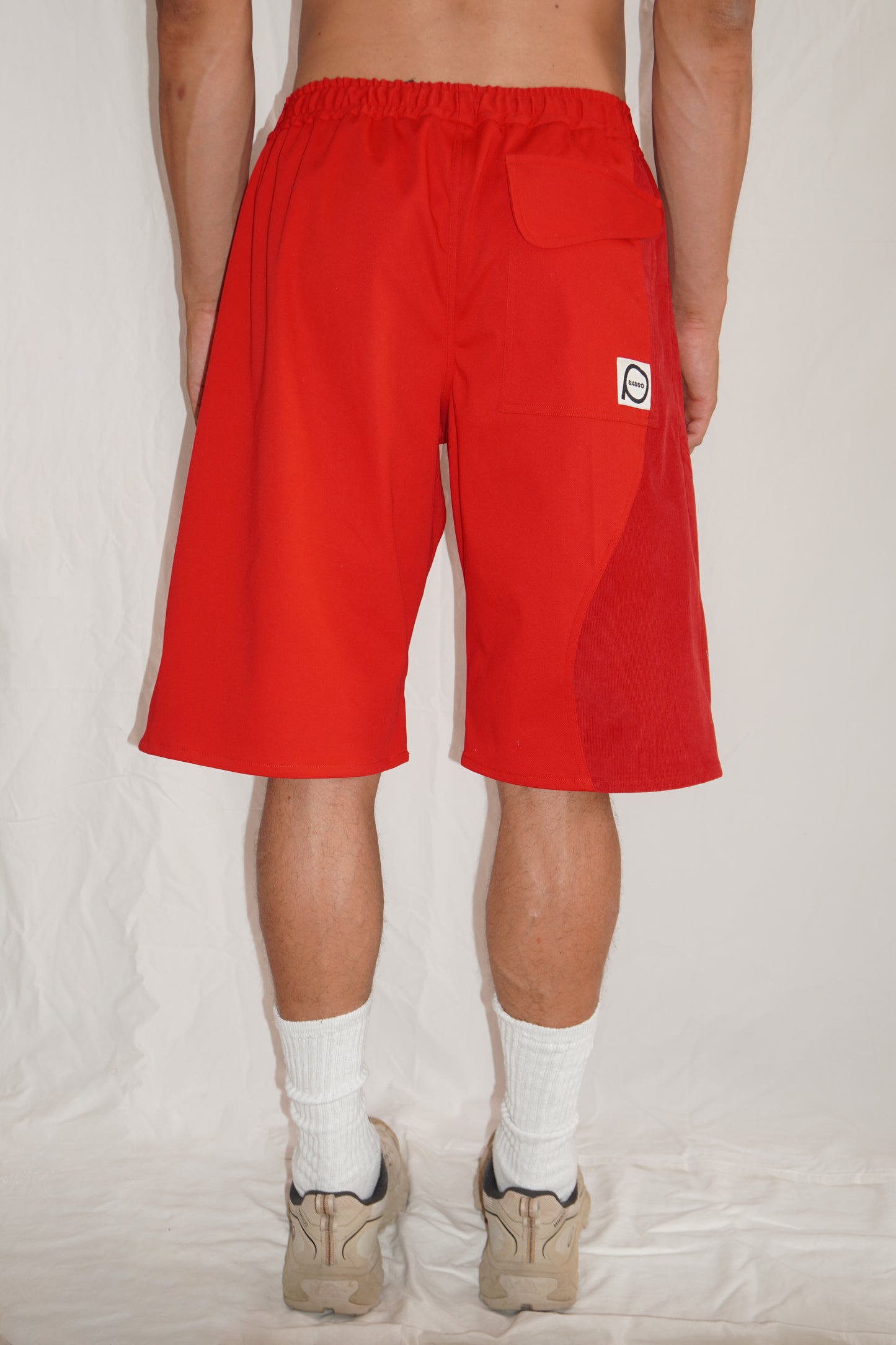 Zoomies Bermuda in Double Red
