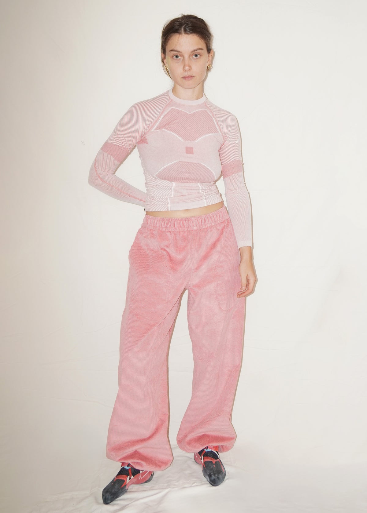 The Baggy Pant in Strawberry