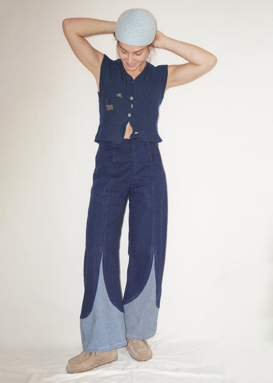 Vela Pants in Denim