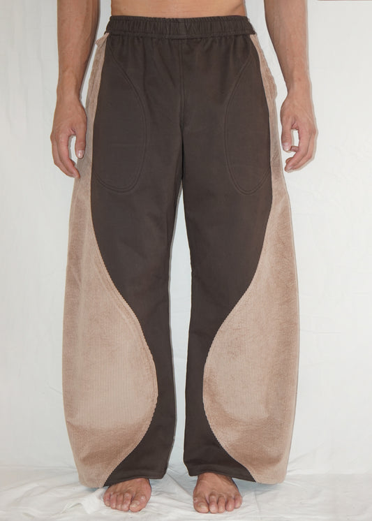 Raindrop Pants in Wood/Almond