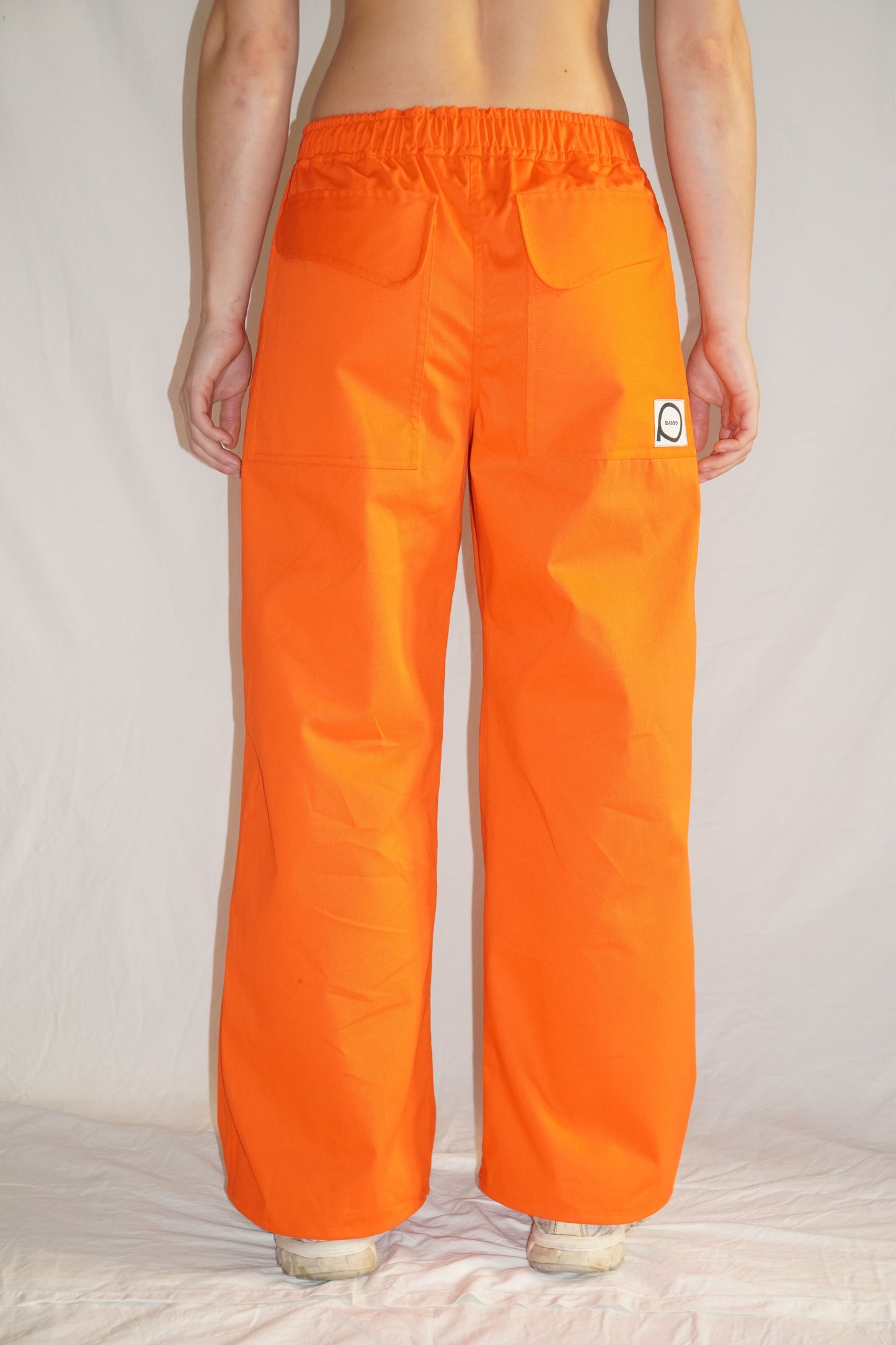 The Granite Pleated Pants in Paprika