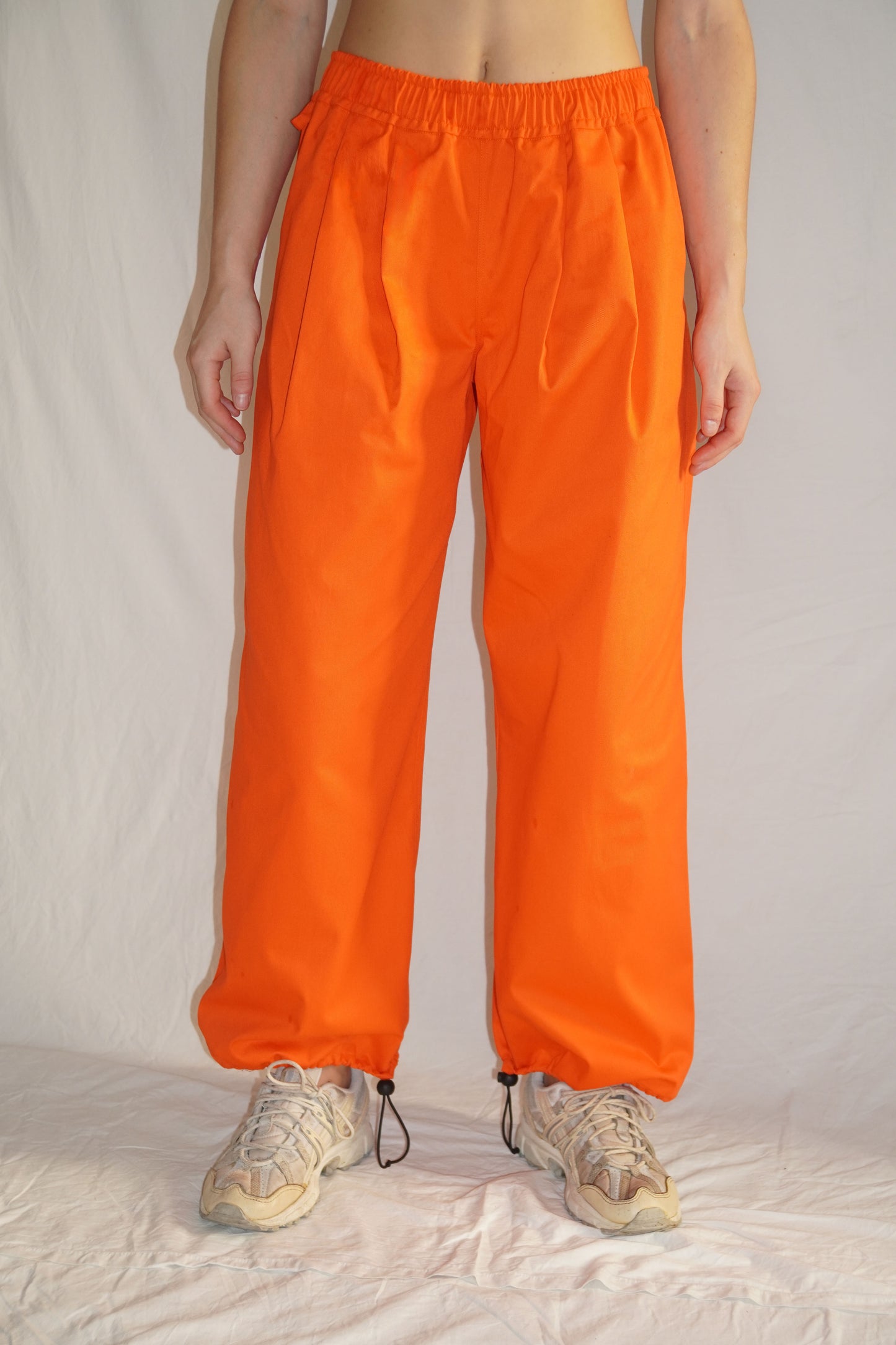 The Granite Pleated Pants in Paprika