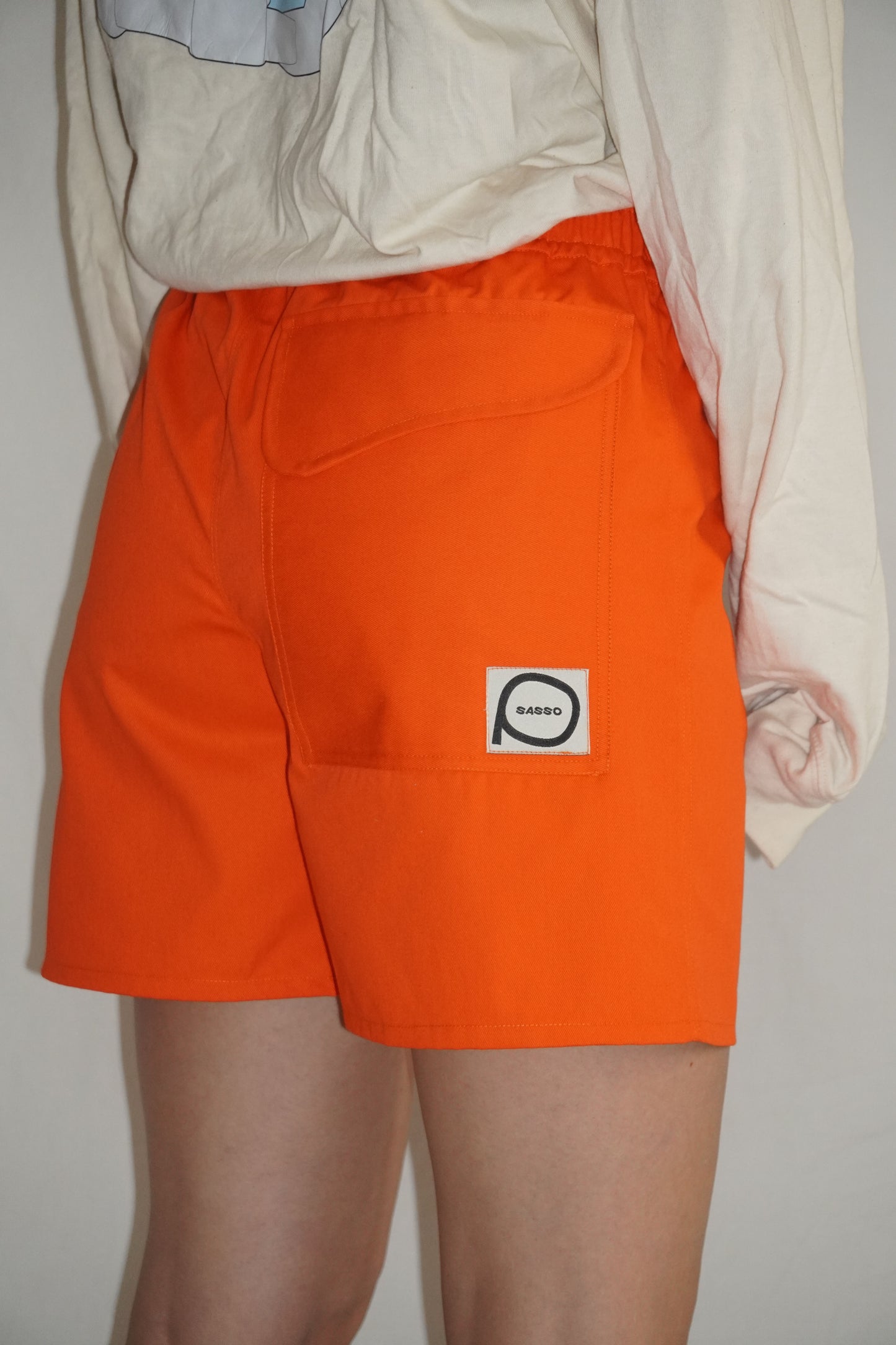 Marble Shorts in Paprika