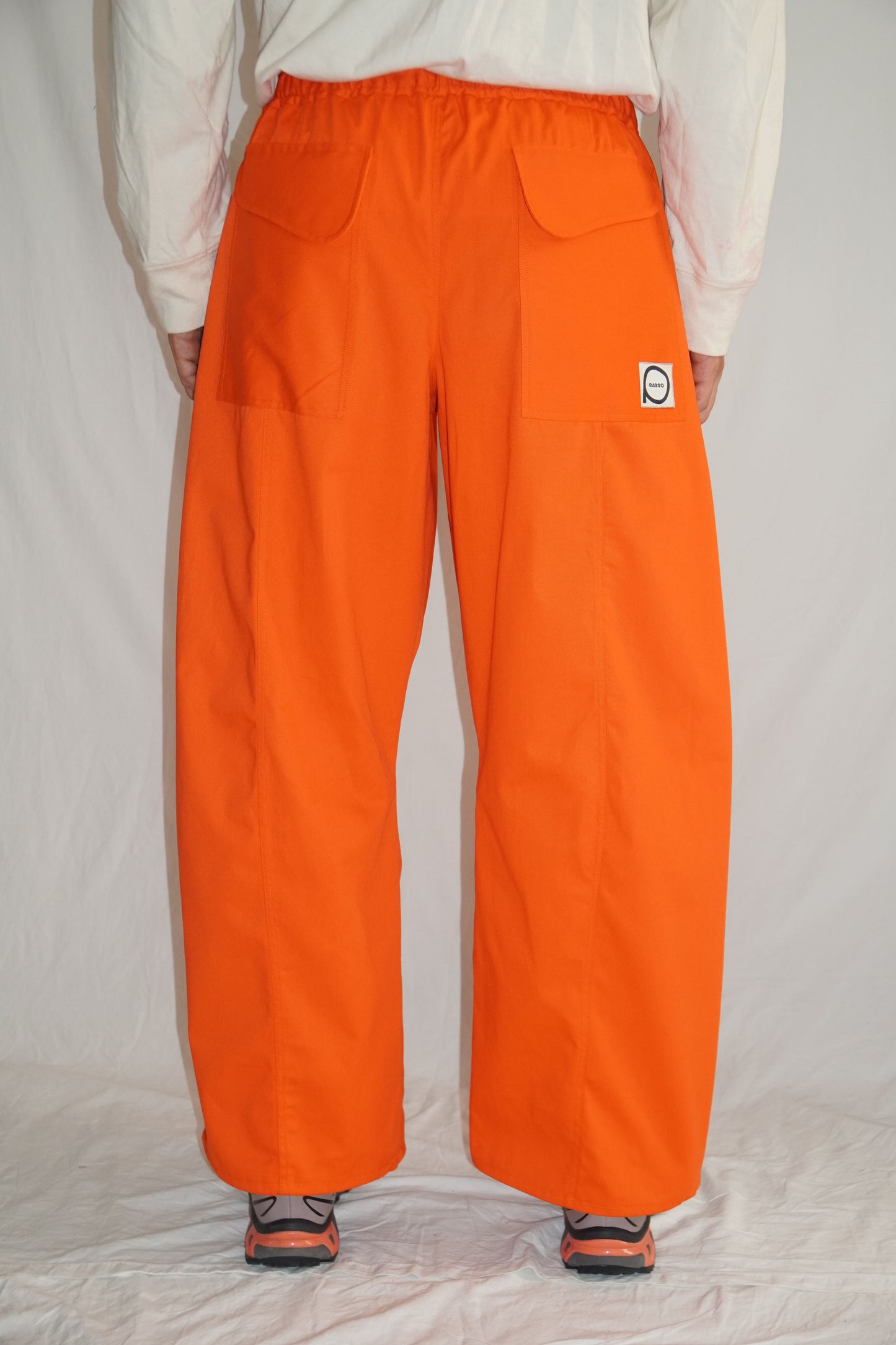 Jumbo Barrel Pants in Paprika