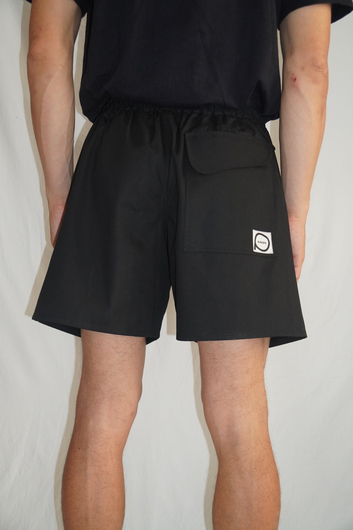 Marble Shorts in Black