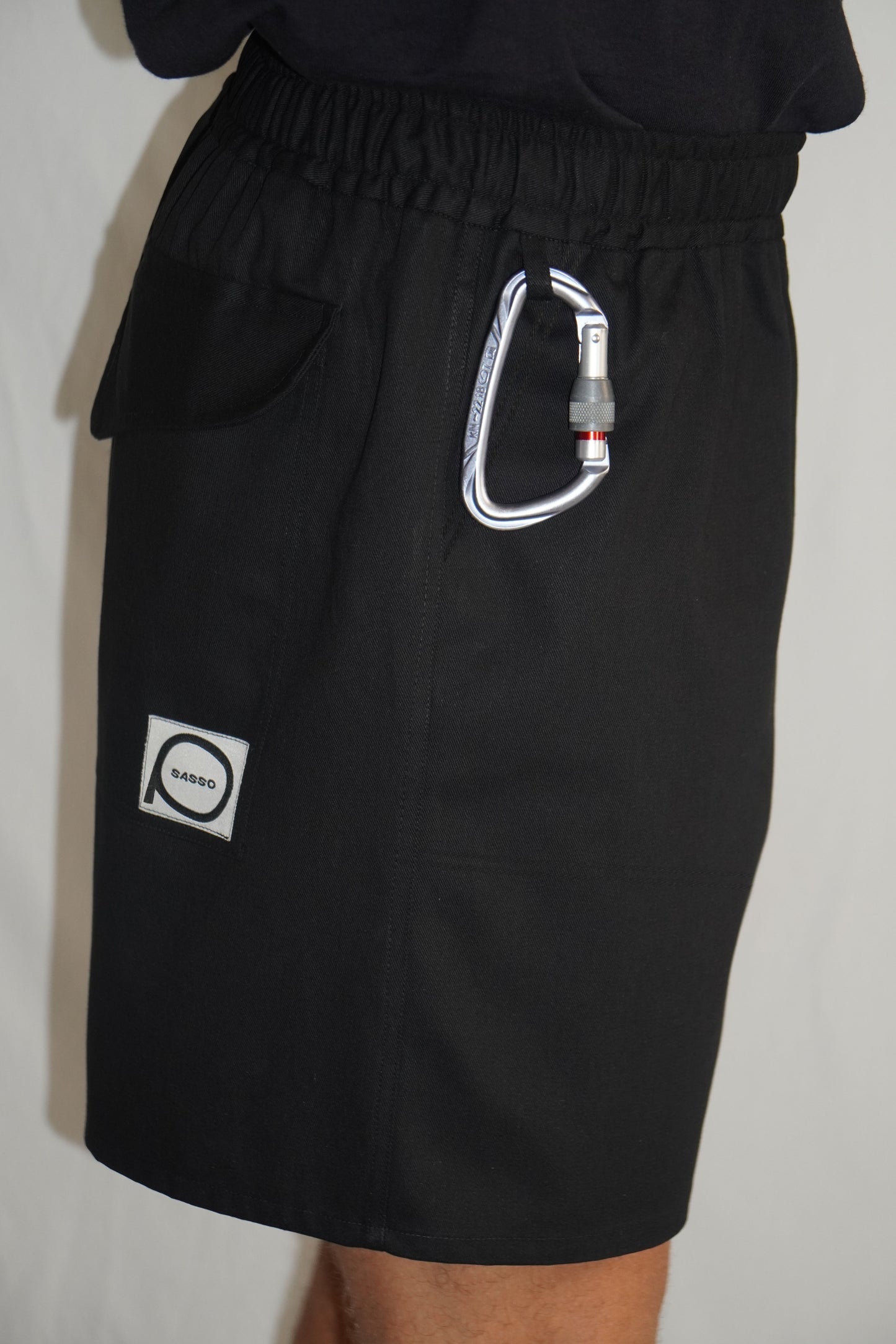 Marble Shorts in Black