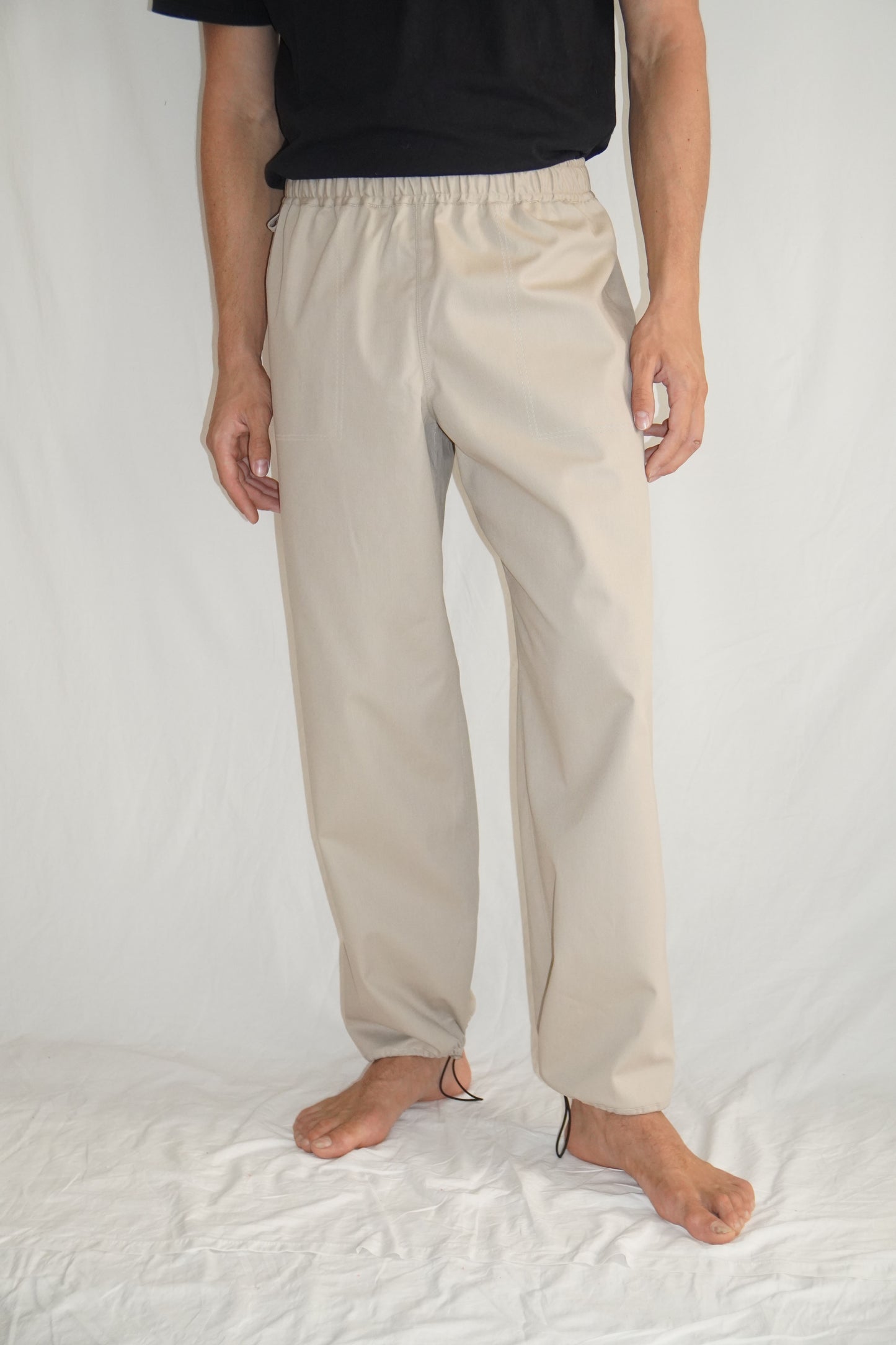 The Doctor Straight Pants in Beige