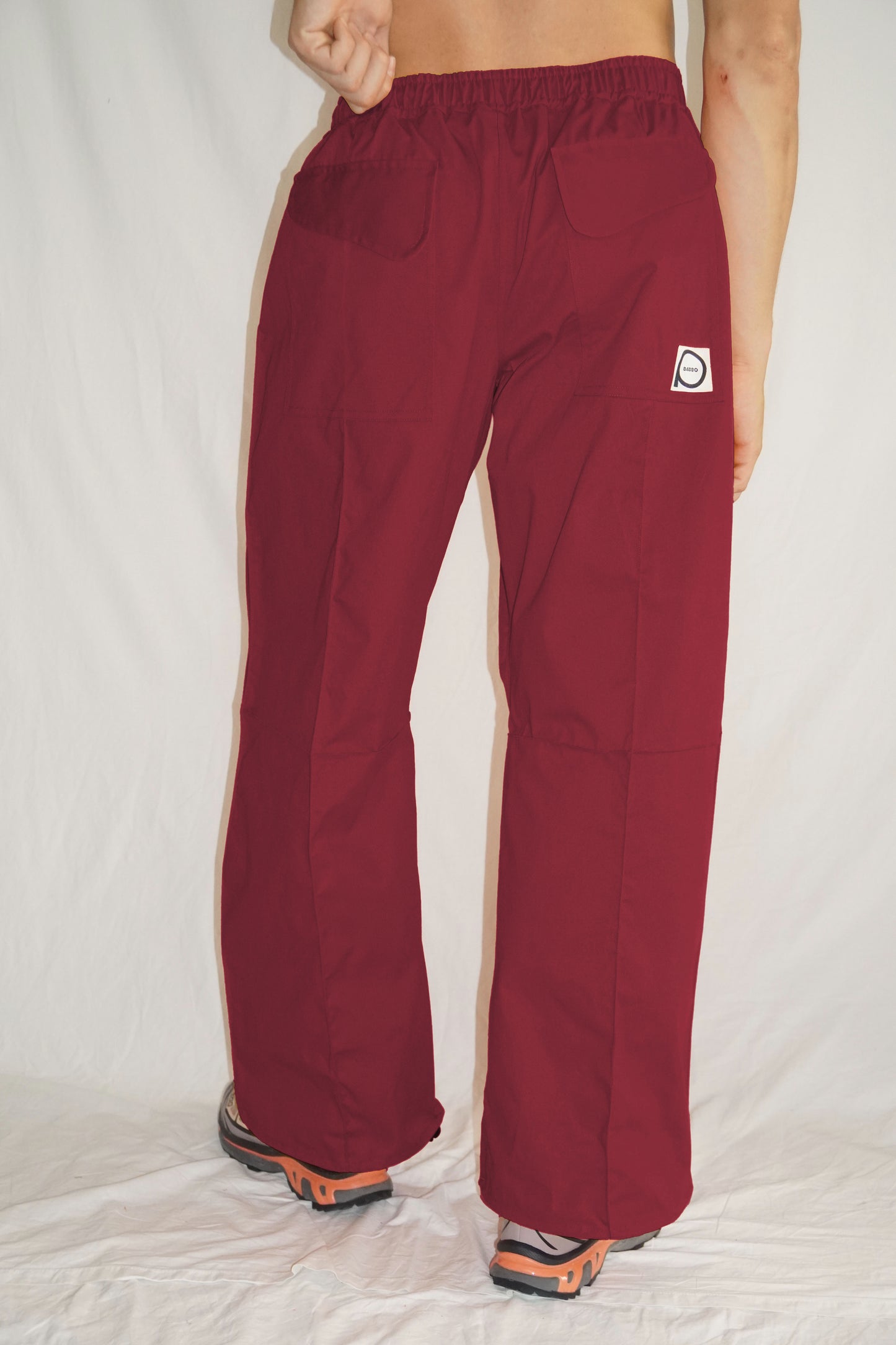 Piuma Cross Pants in Bordeaux