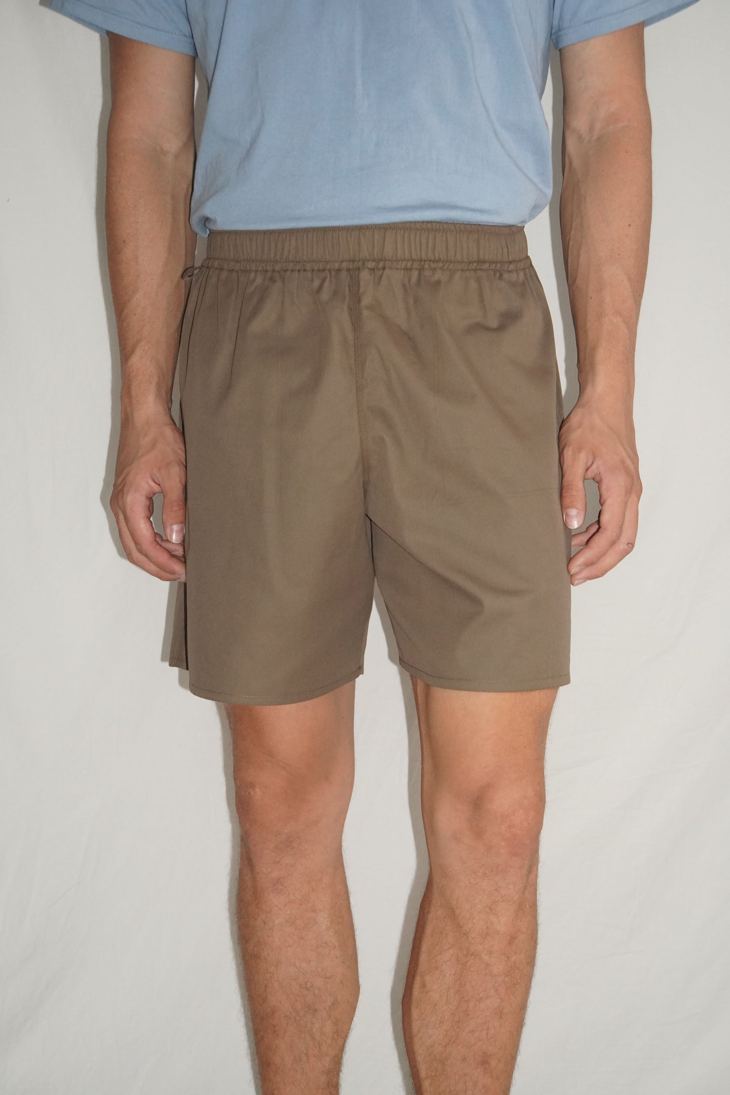 Marble Shorts in Khaki