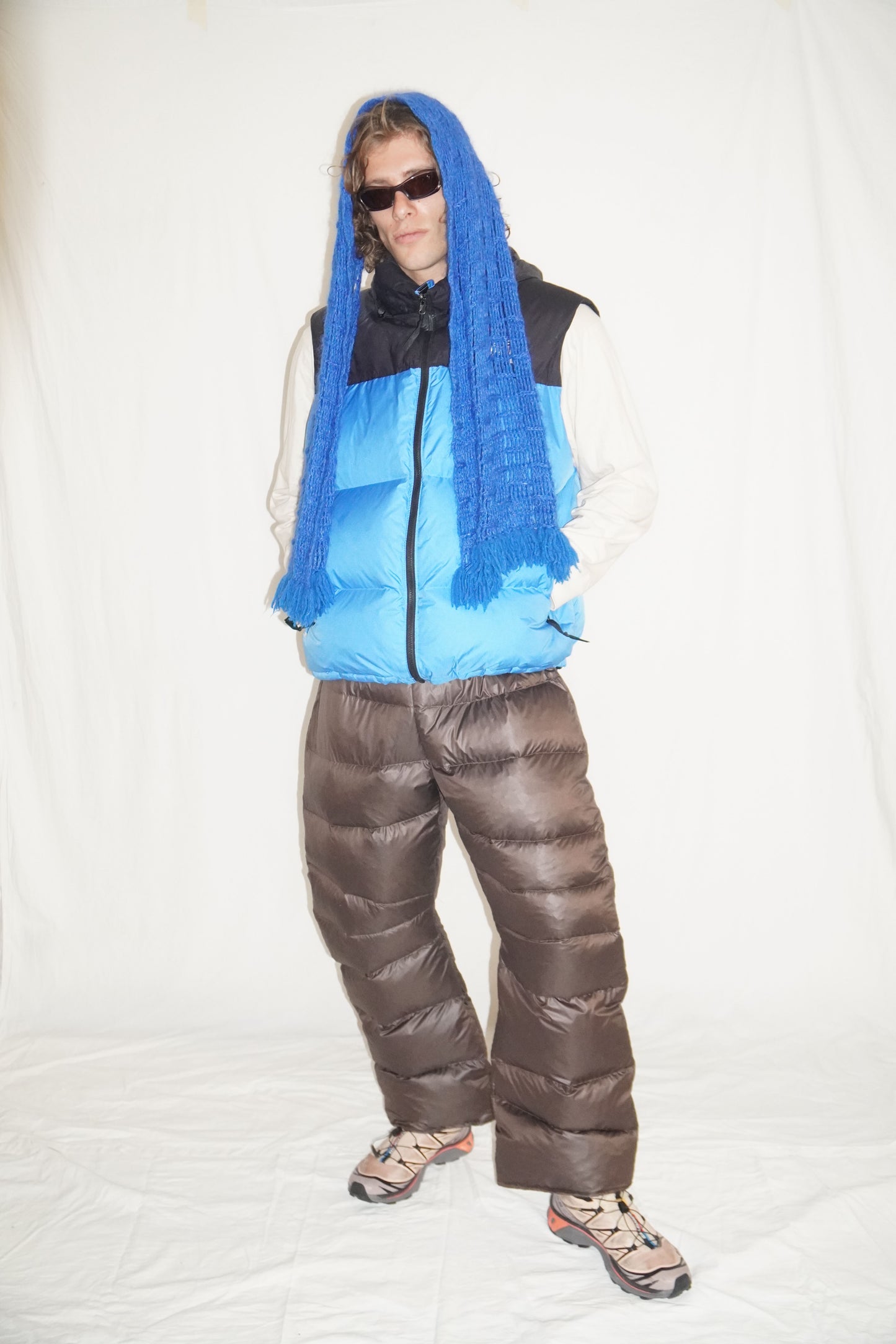 Summit Puffer Pants in Brown