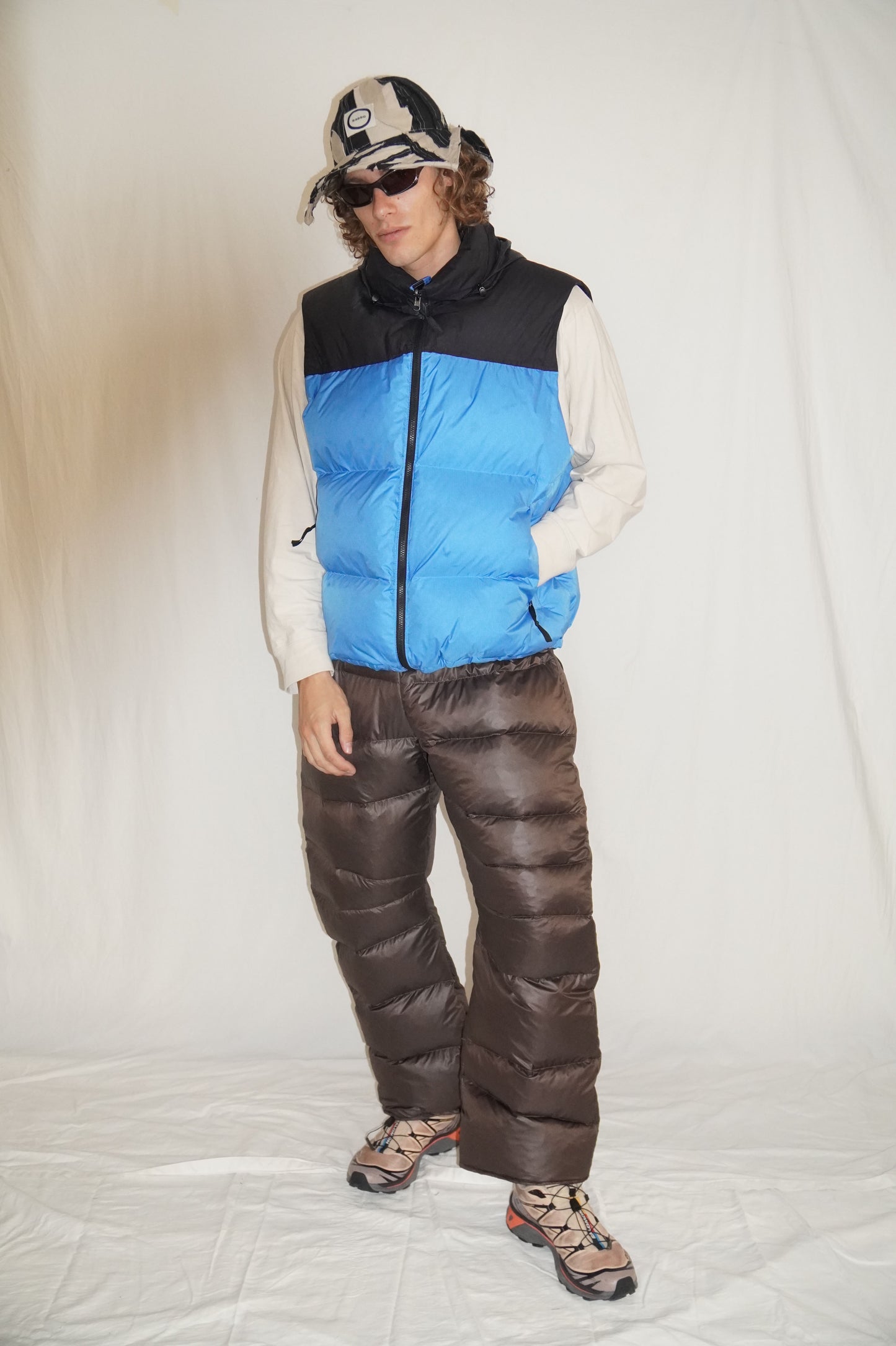 Summit Puffer Pants in Brown