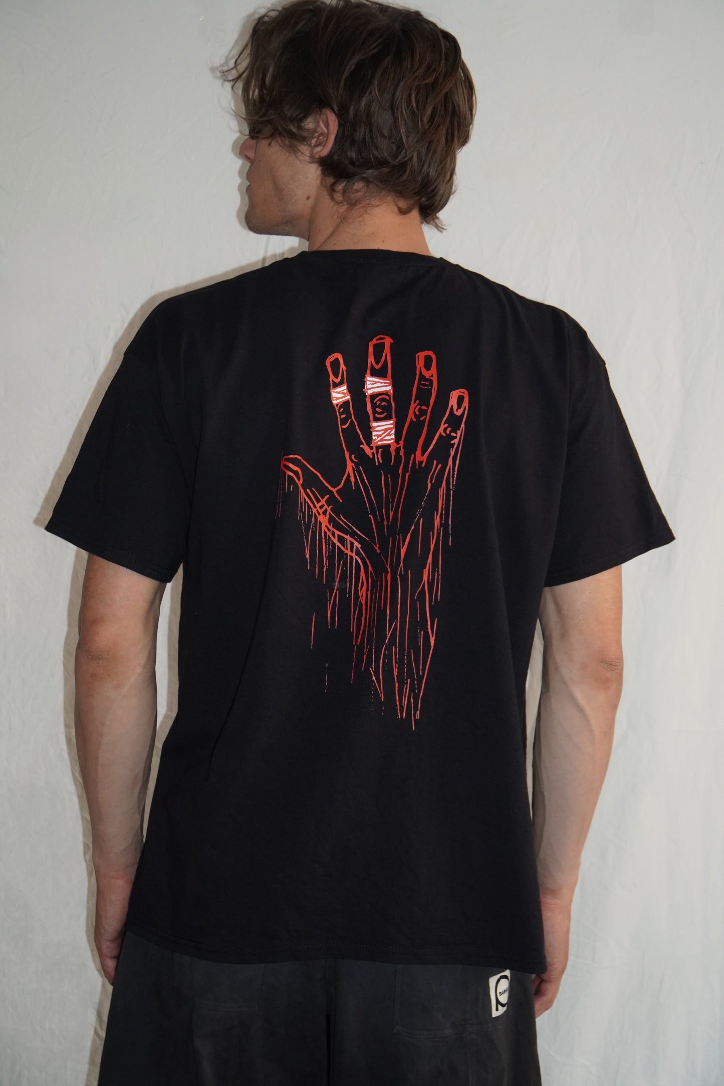 Flying Hand T-Shirt in Black