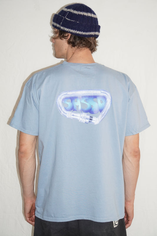 Carabiner Blueprint T-Shirt in Blue
