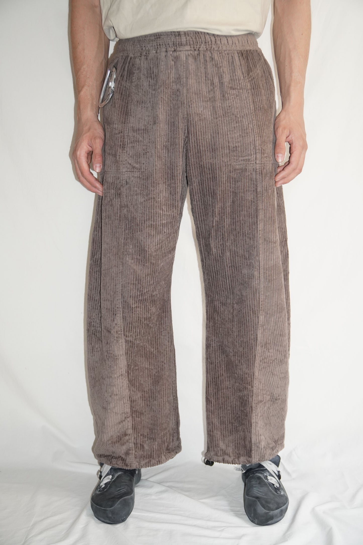 Jumbo Corduroy Pants in Taupe