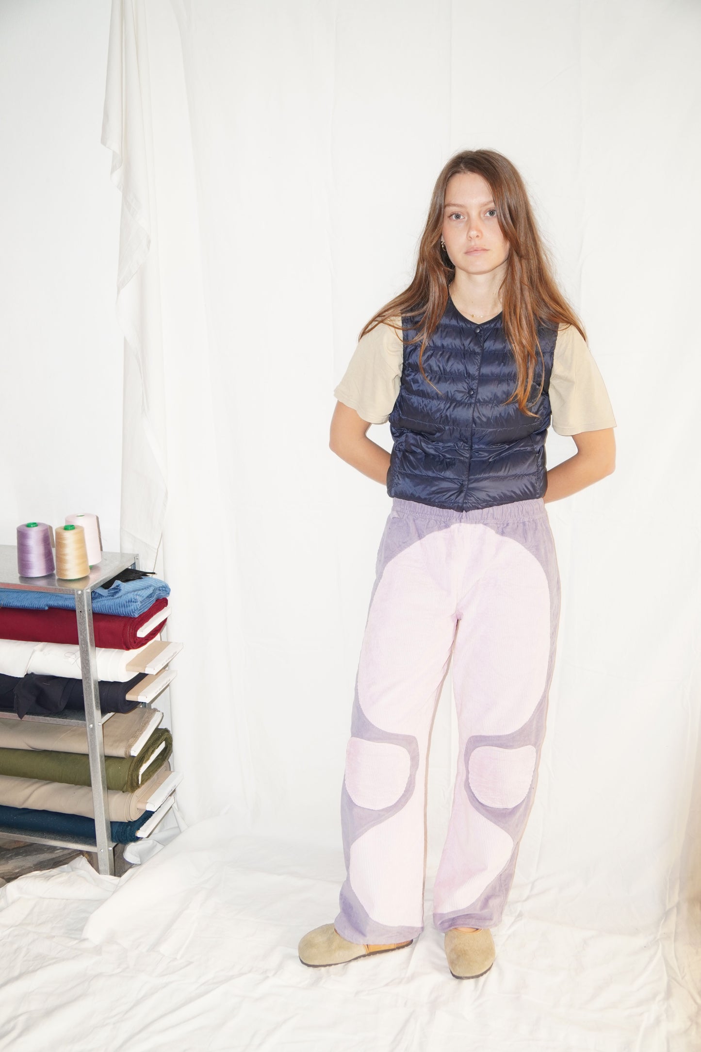 The Firebug Pant in Mauve / Pink