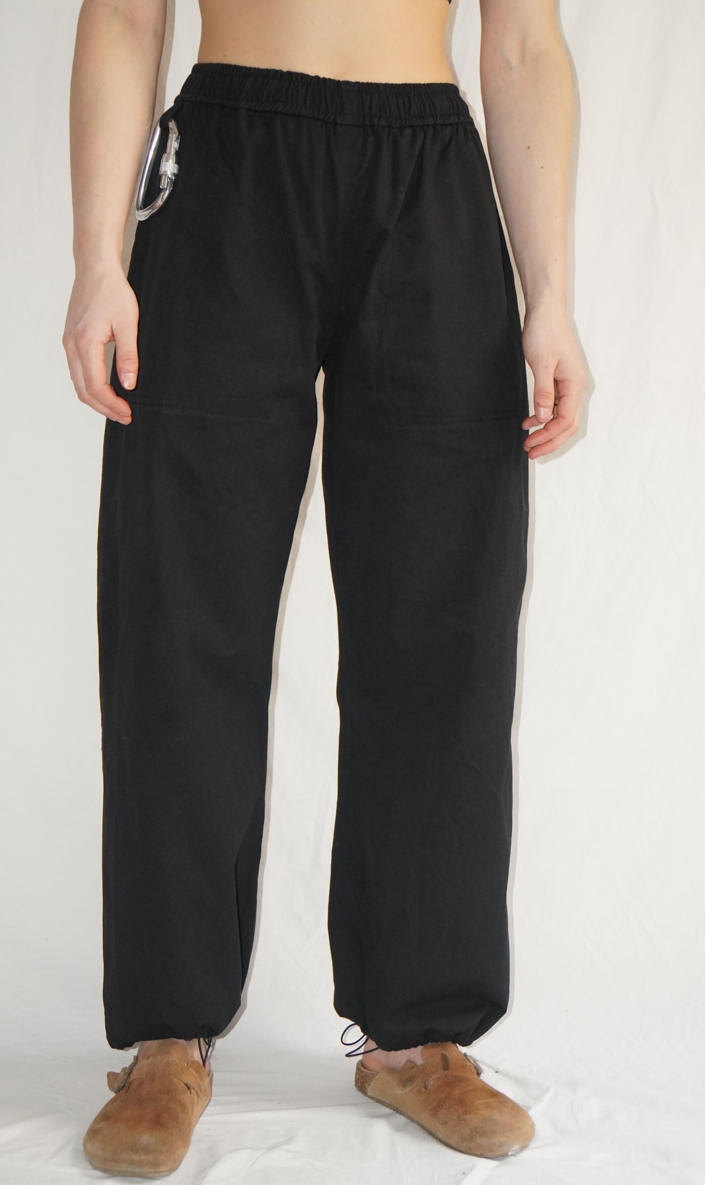 The Doctor Wide Leg Pants in Black