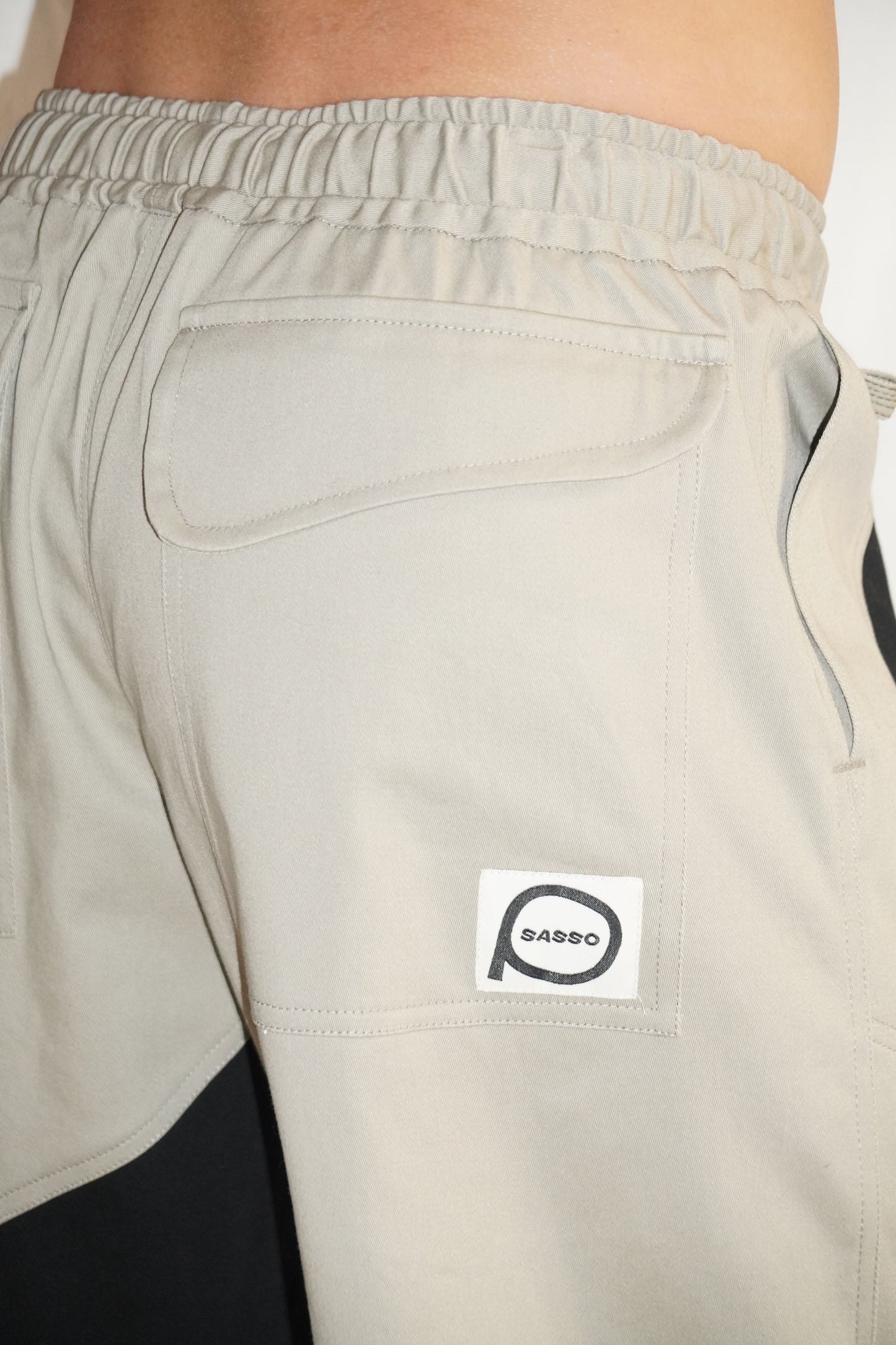 The Firebug Pants in Black / Beige