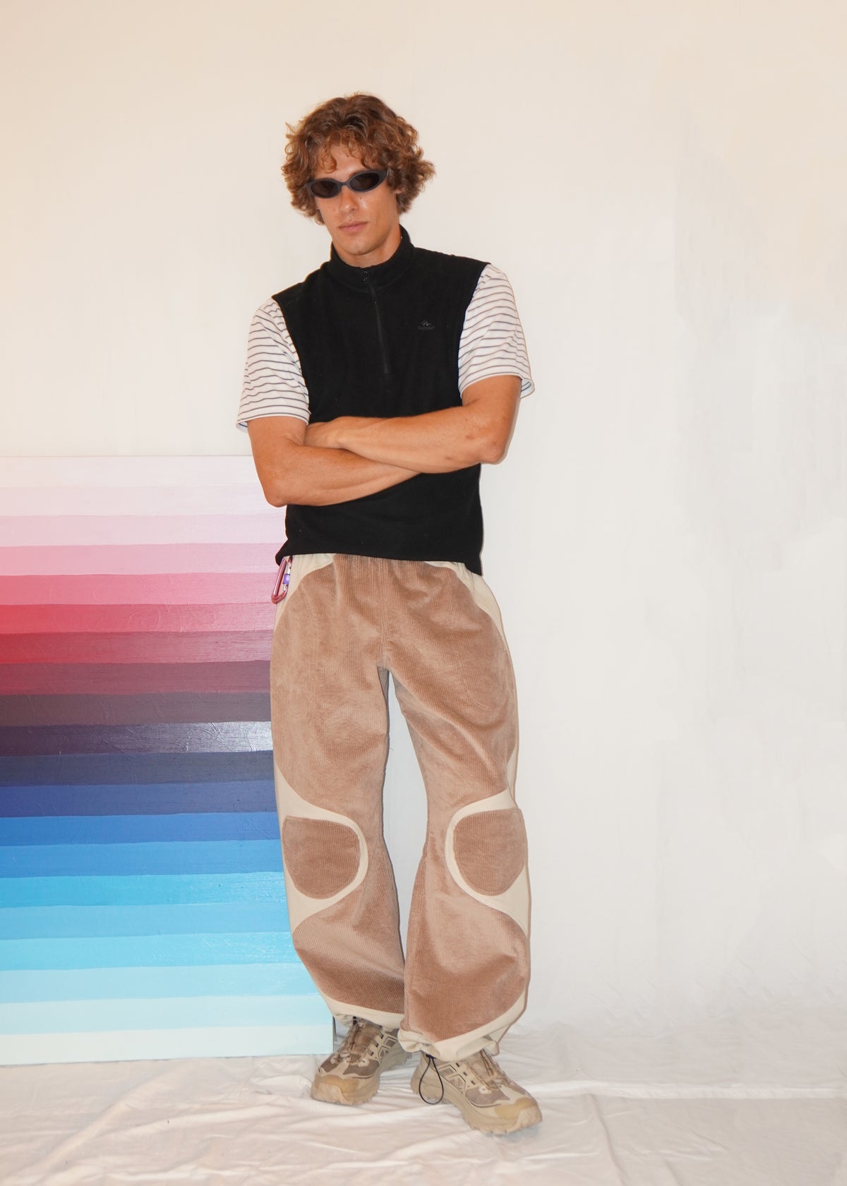 The Firebug Pants in Almond/Cream