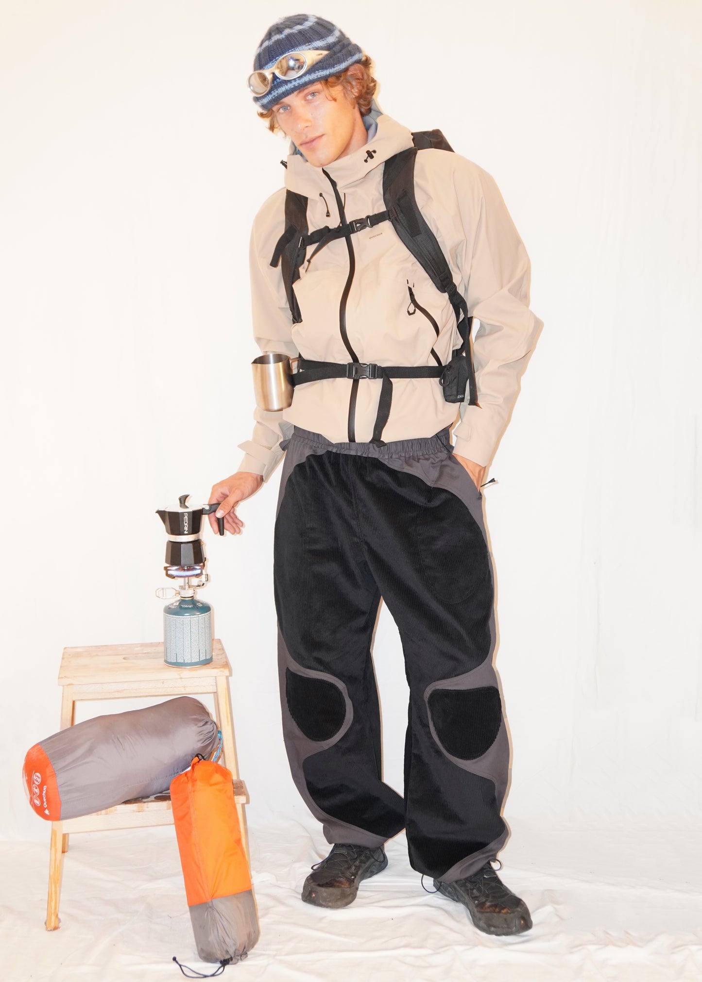 The Firebug Pants in Charcoal/Black