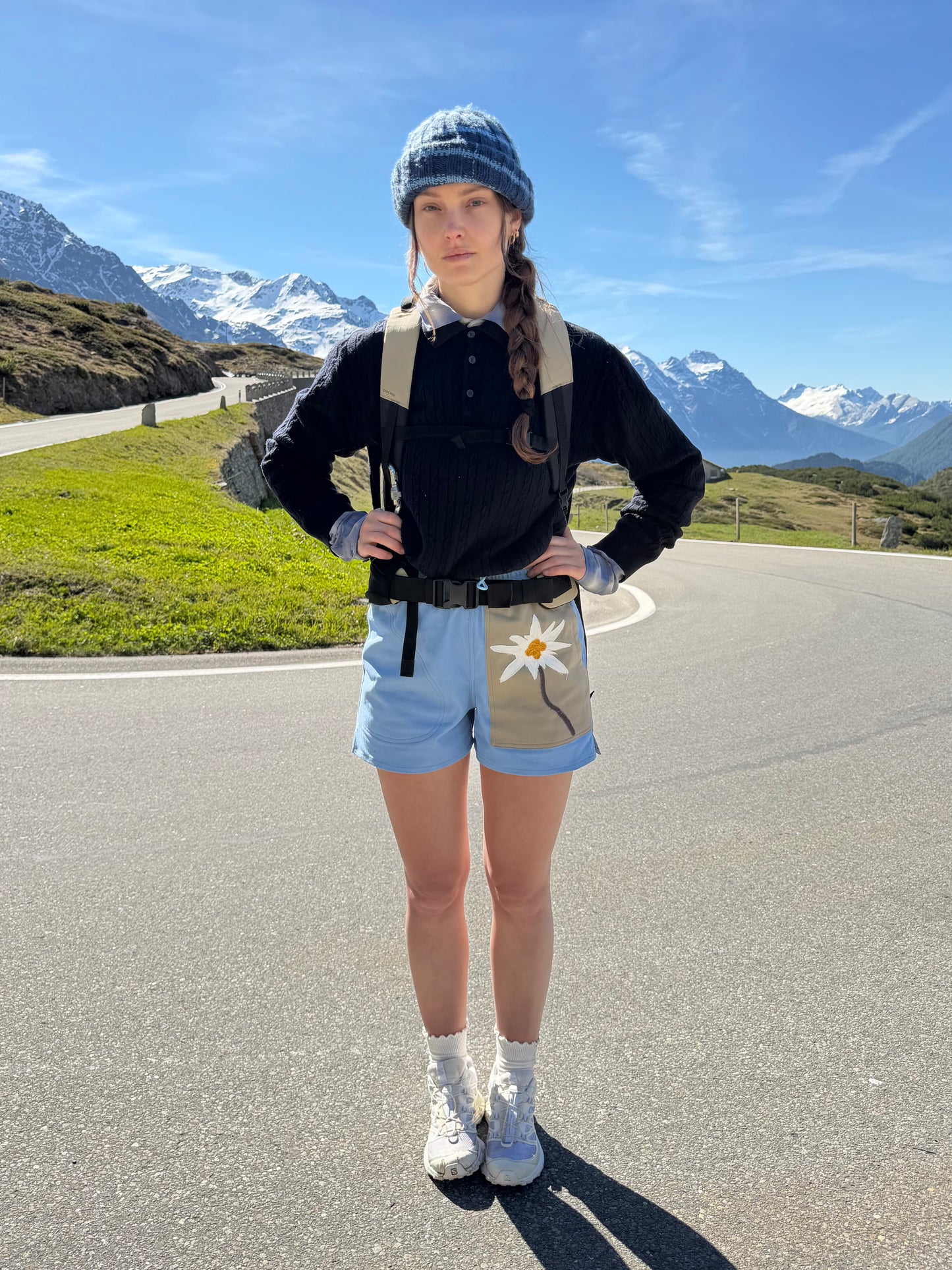 Fiore Shorts in Sky