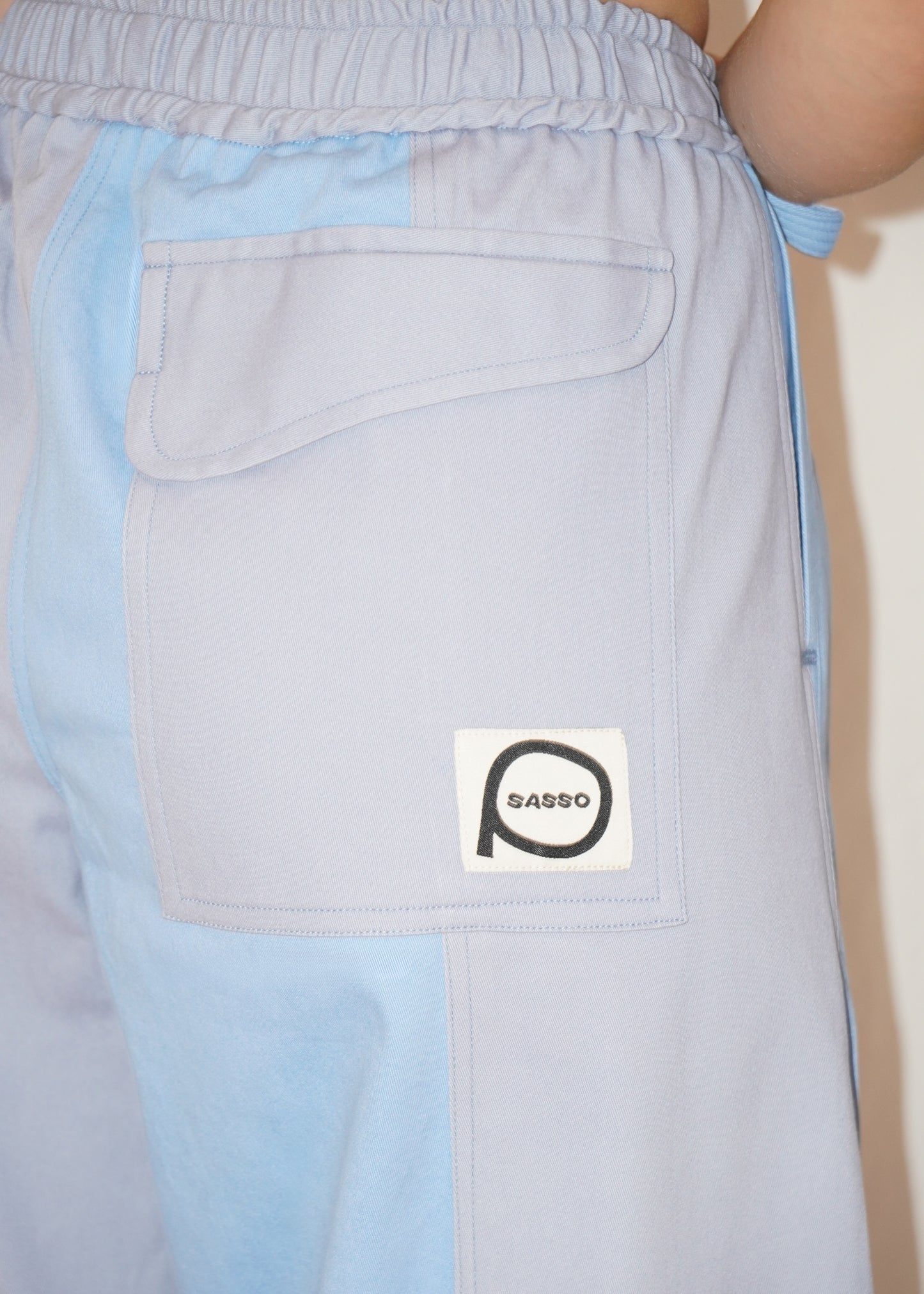 Jumbo Pants in Sky/Mist
