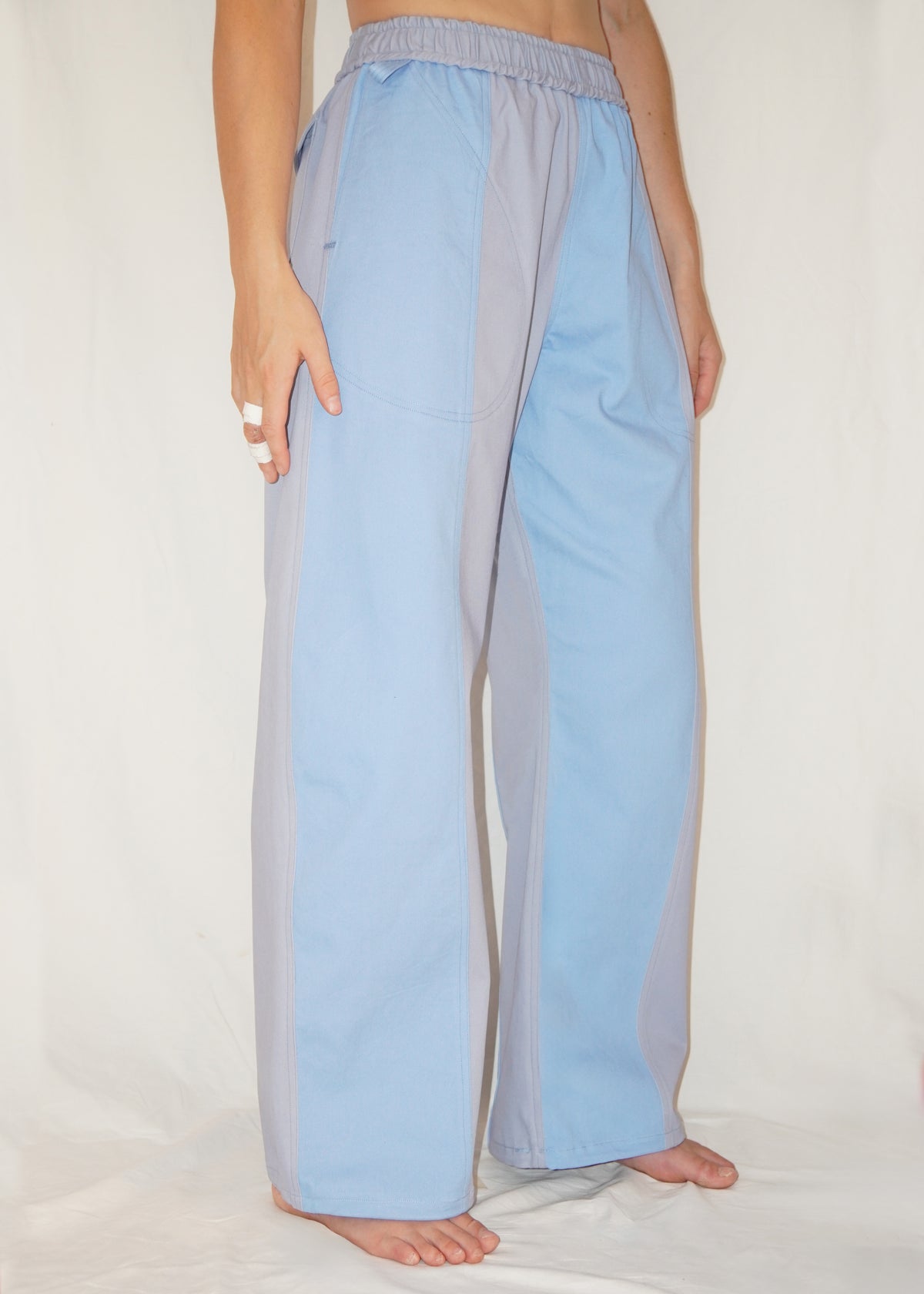 Jumbo Pants in Sky/Mist