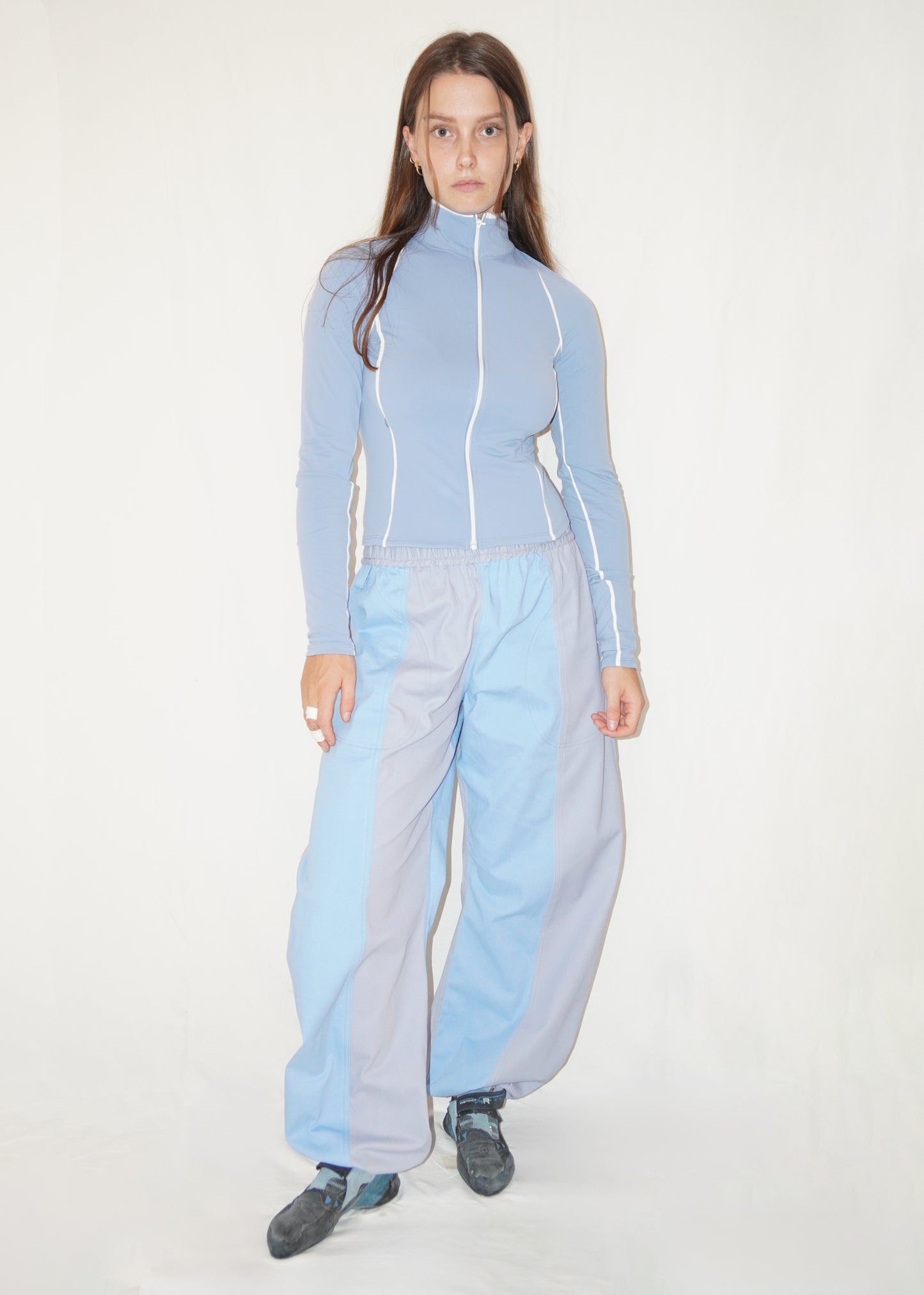 Jumbo Pants in Sky/Mist