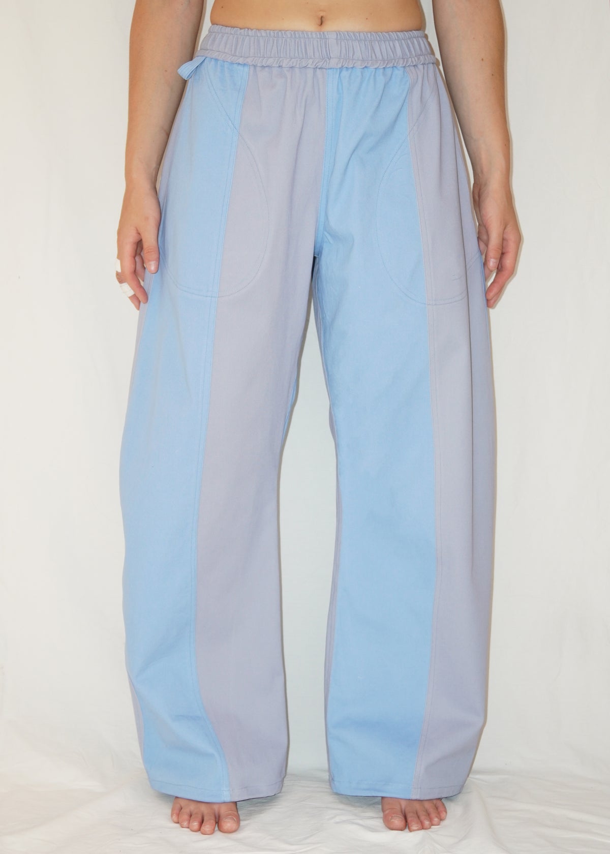 Jumbo Pants in Sky/Mist
