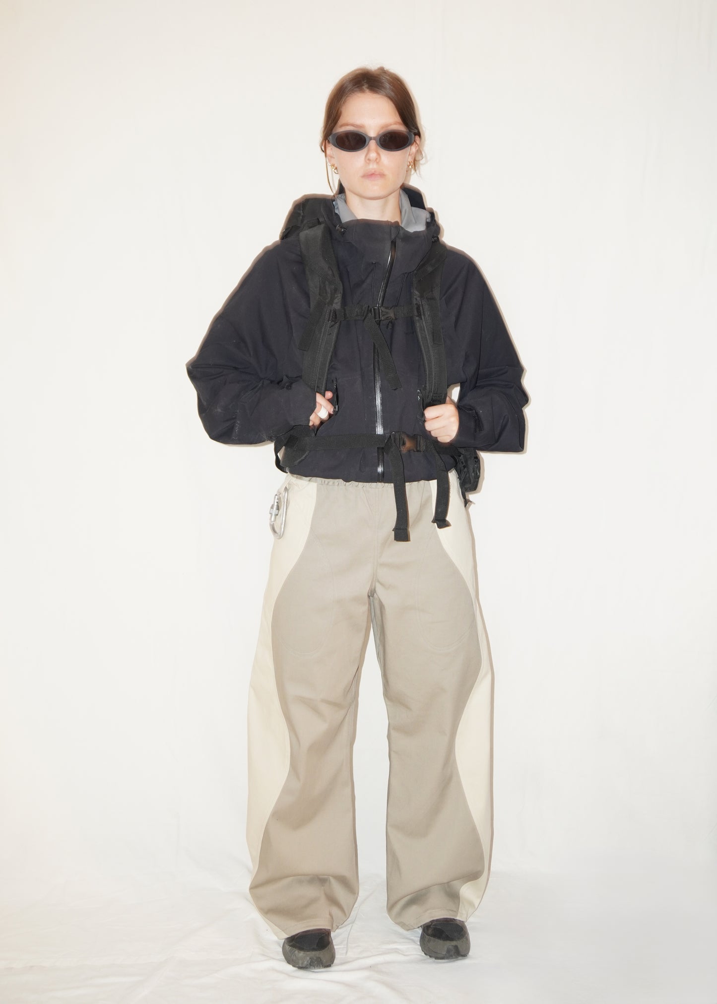 The Poppy Pants in Beige/Cream