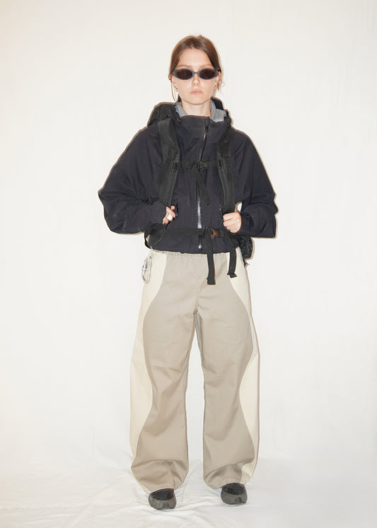 The Poppy Pants in Beige/Cream