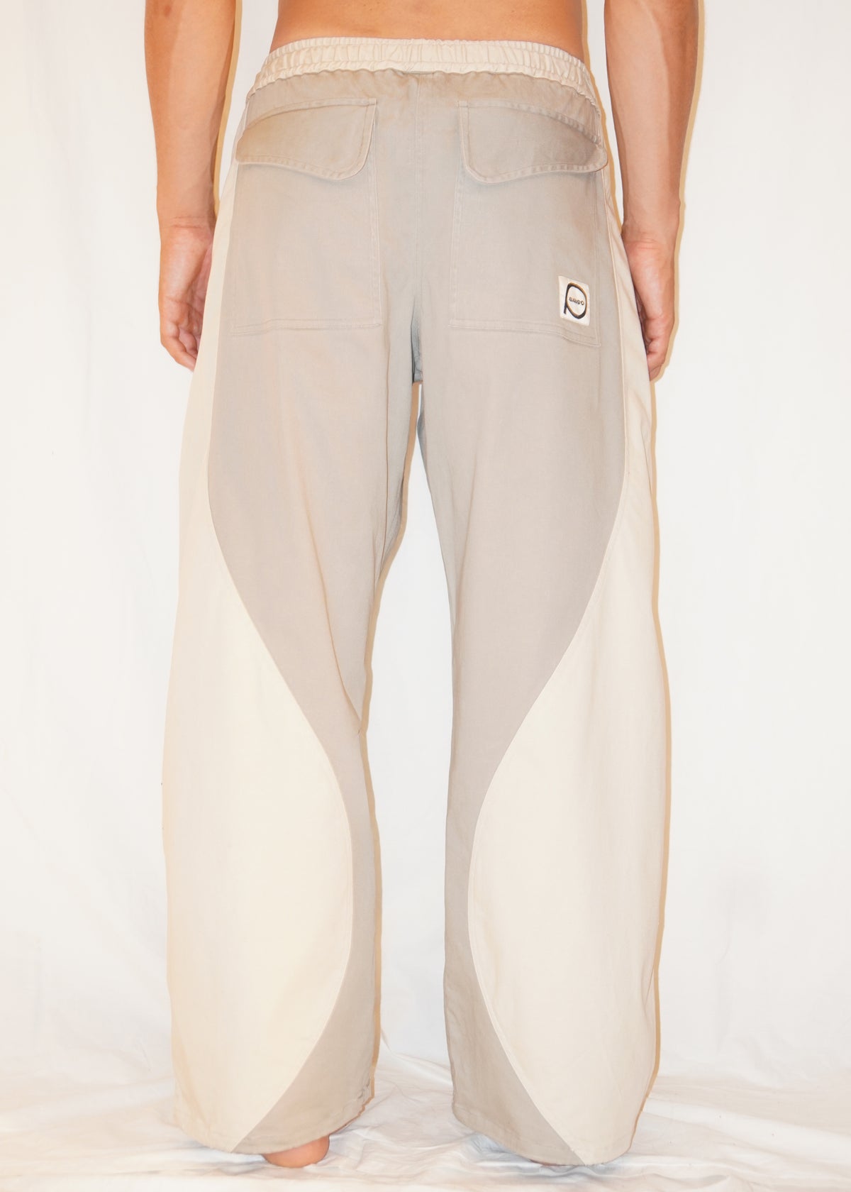Raindrop Pants in Beige/Cream