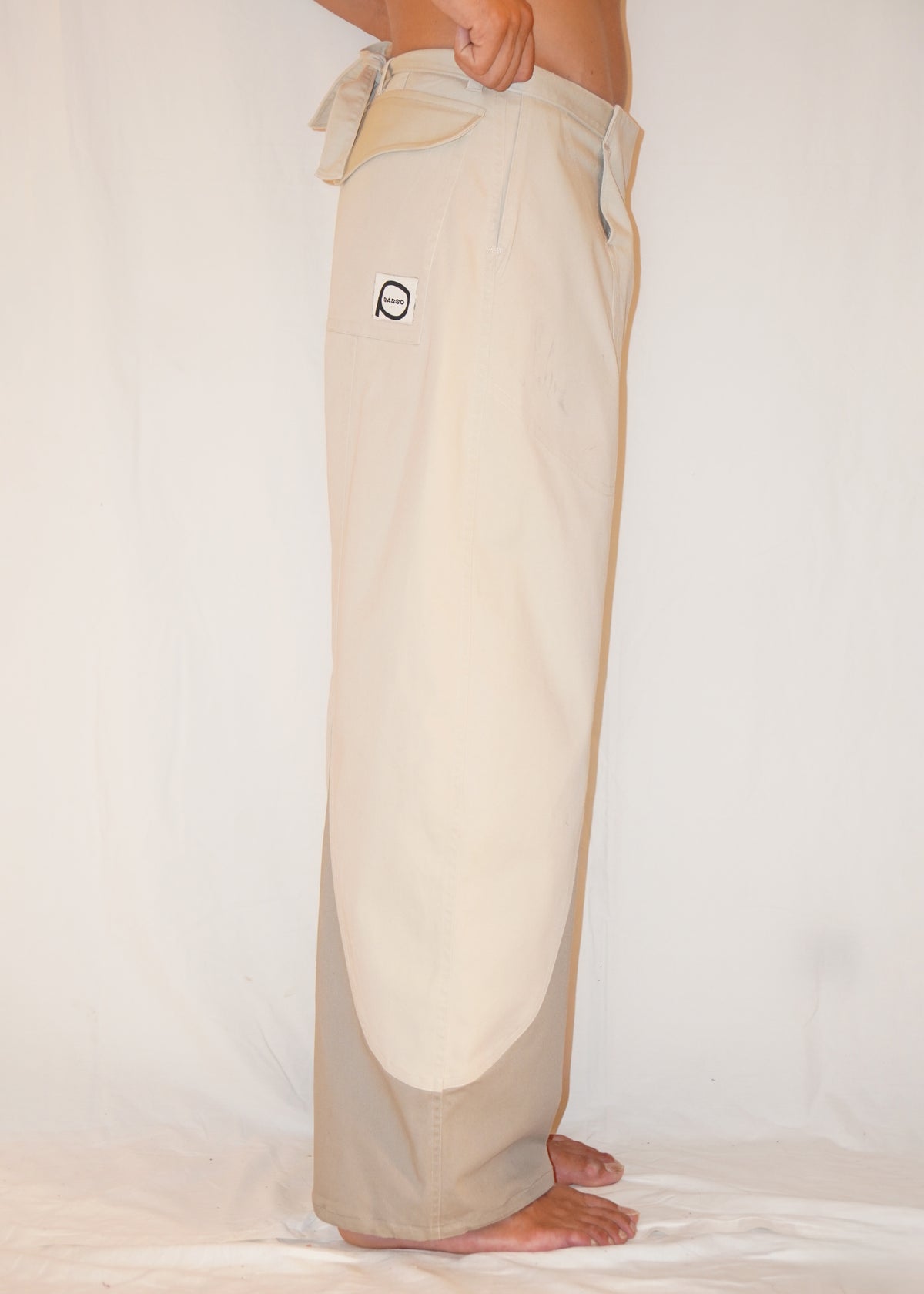 Vela Pants in Cream/Beige