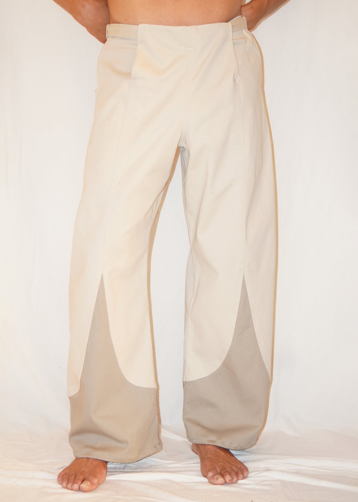 Vela Pants in Cream/Beige