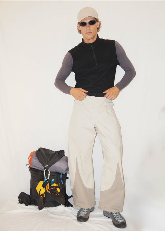 Vela Pants in Cream/Beige