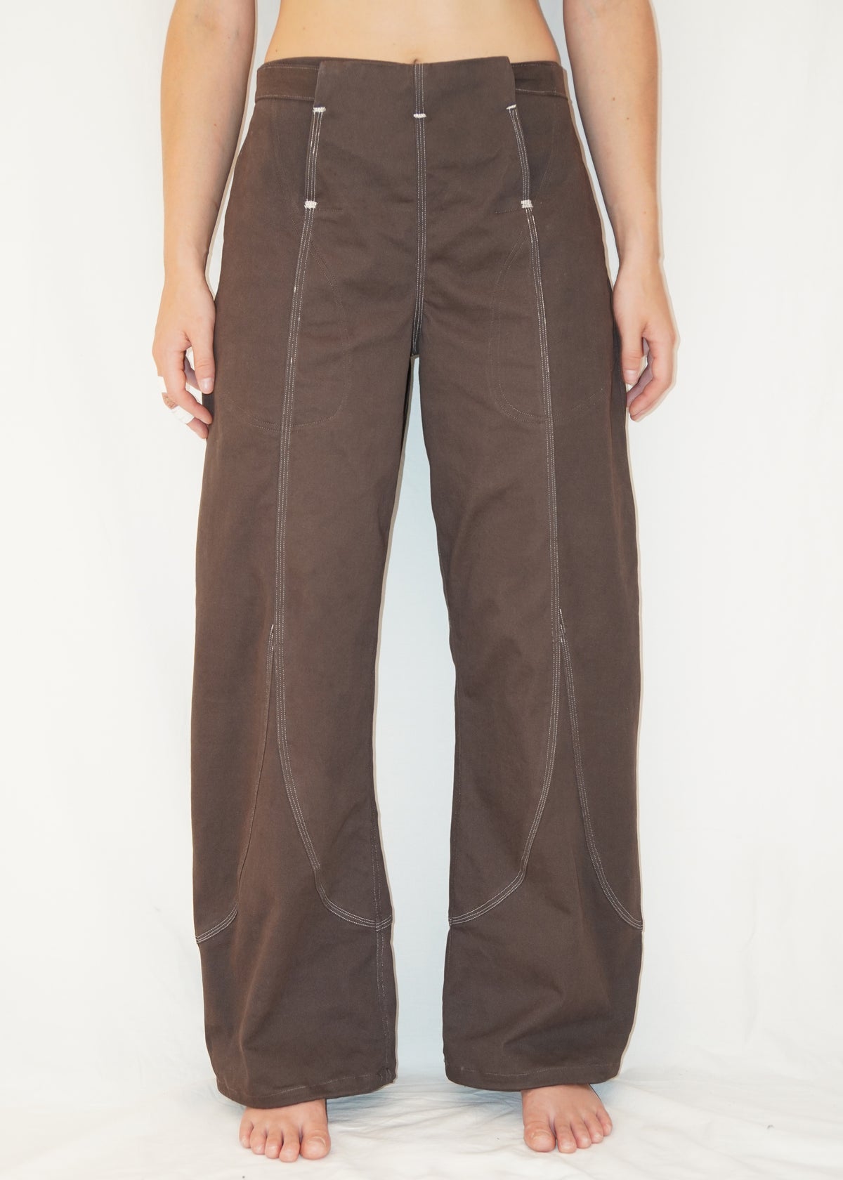 Vela Pants in Wood