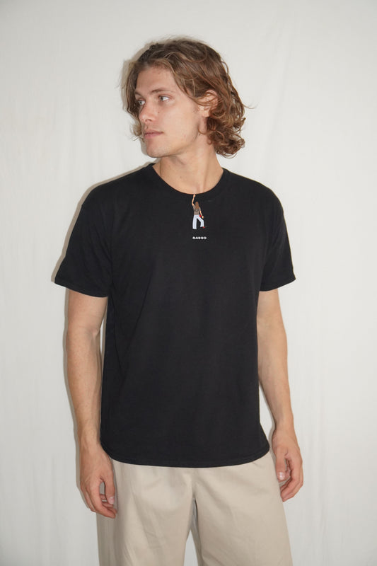 Climber Short Sleeve T-Shirt in Black